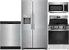 FRG-2623-S/S-ELEPKG Frigidaire 4 Piece Electric Kitchen Appliance Package - Stainless Steel