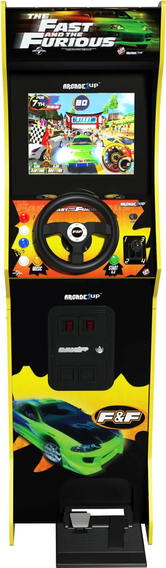 FAF-A-300211 Arcade1Up The Fast & The Furious Deluxe Arcade Game-2