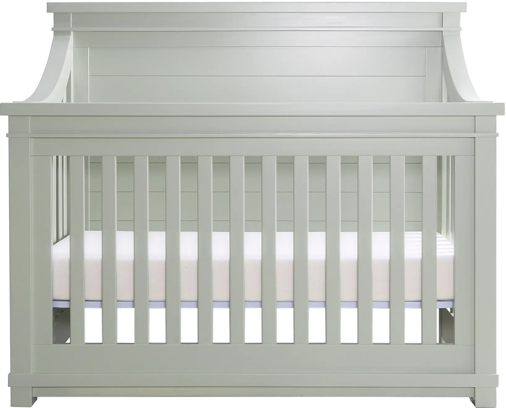 Rowan Sage Green Convertible Crib-1