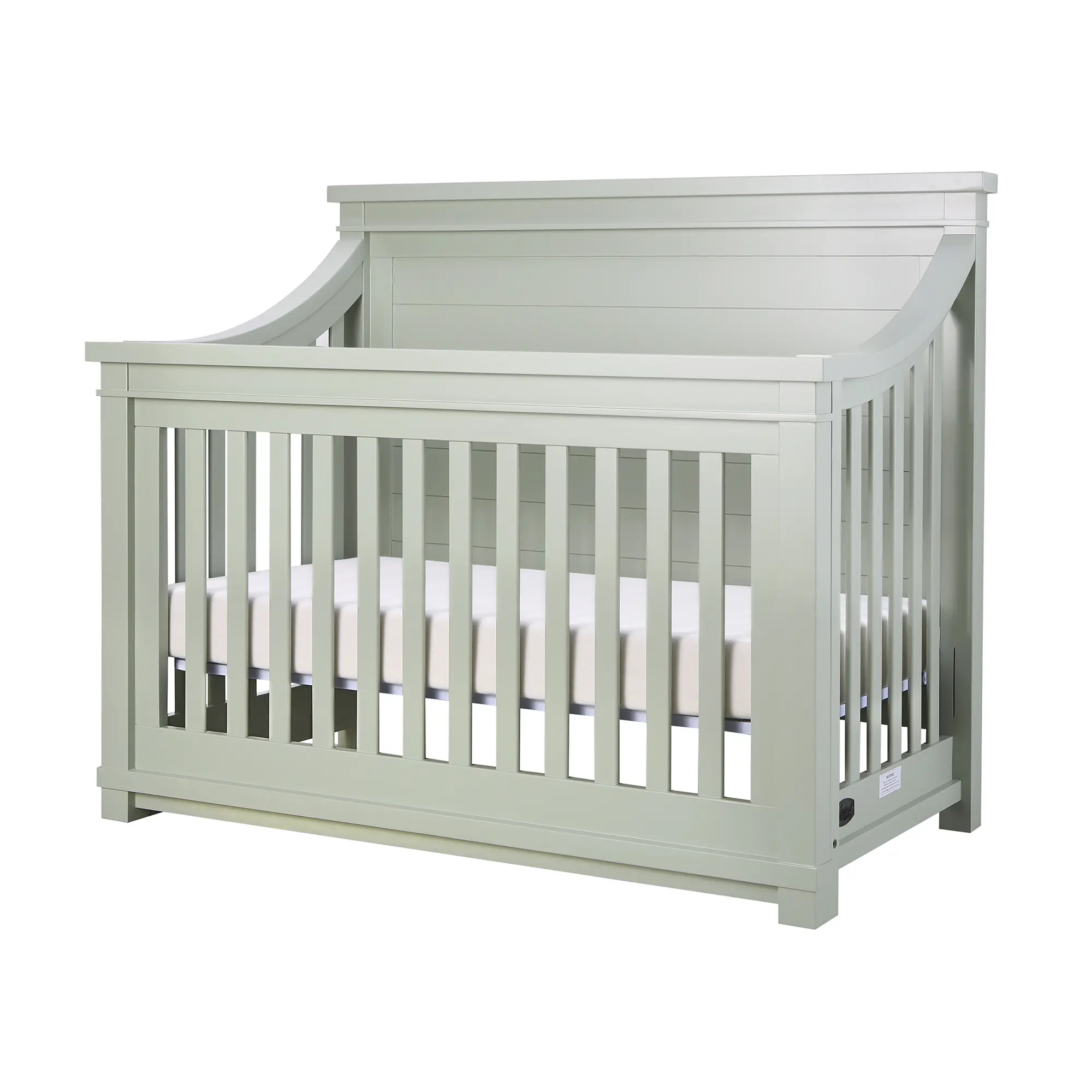 Rowan Sage Green Convertible Crib-3