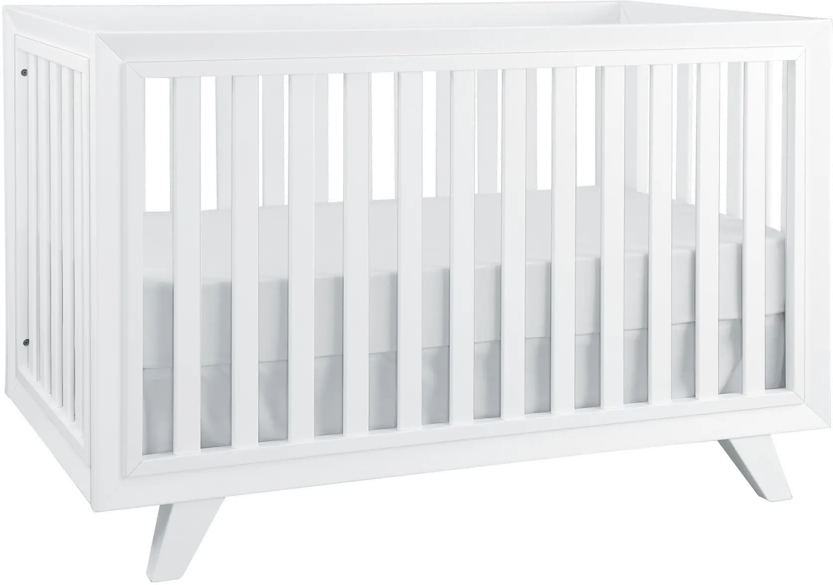 Wooster White 3-in-1 Convertible Crib-1