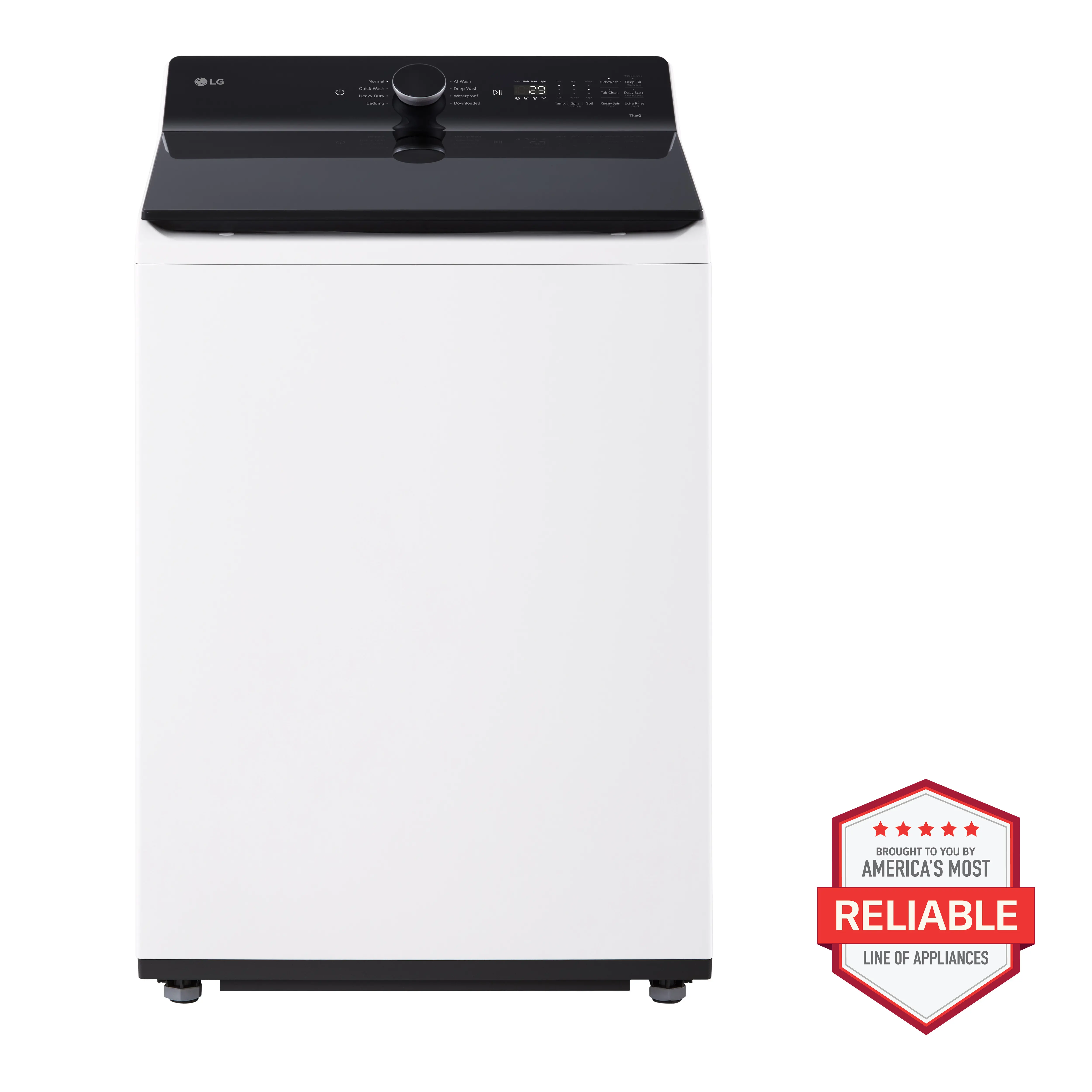 WT8400CW LG 5.5 Cu Ft Top Load Washer - White-2