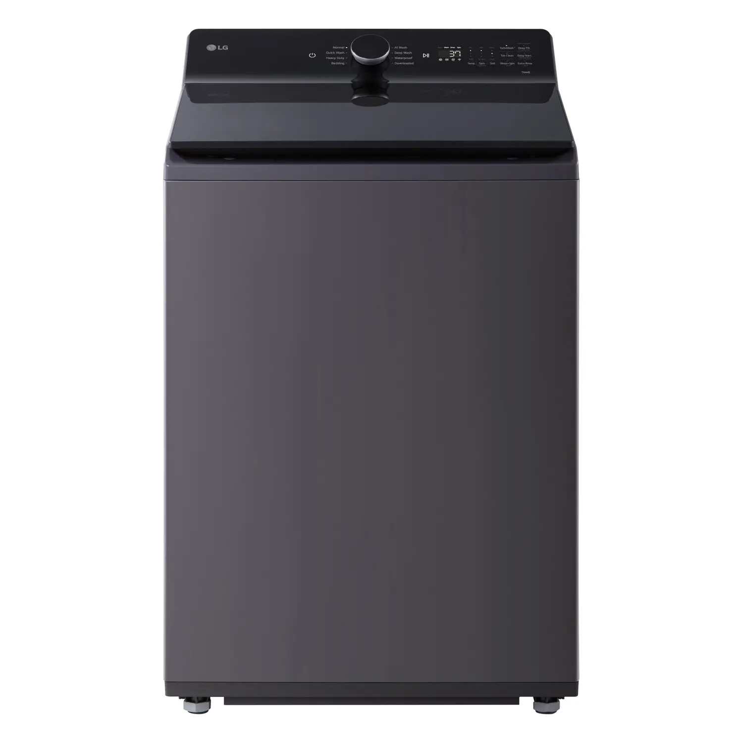 WT8405CB LG 5.3 Cu Ft Top Load Washer - Matte Black-1