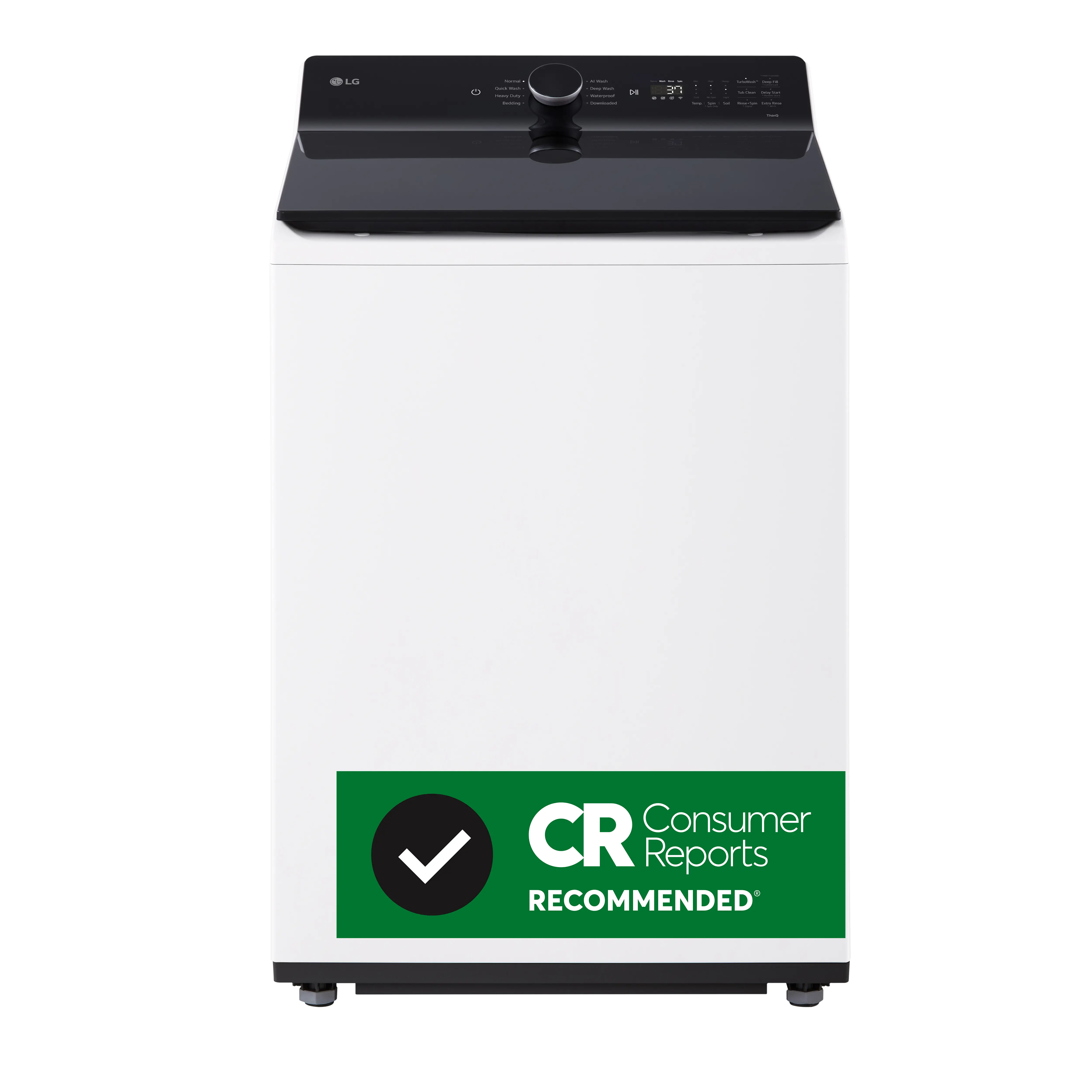 WT8405CW LG 5.3 Cu Ft Top Load Washer - White-2