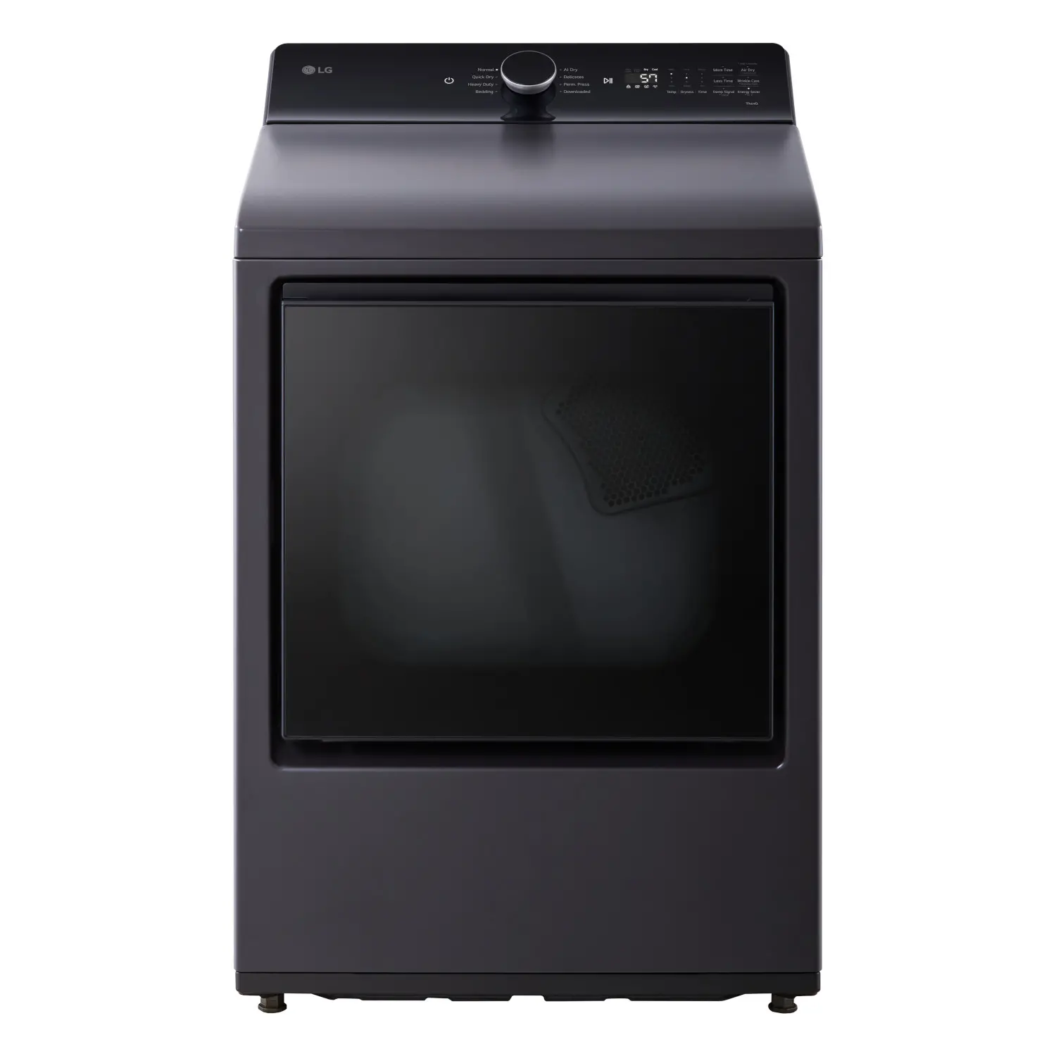 DLE8400BE LG 7.3 Cu Ft Electric Dryer - Matte Black-1