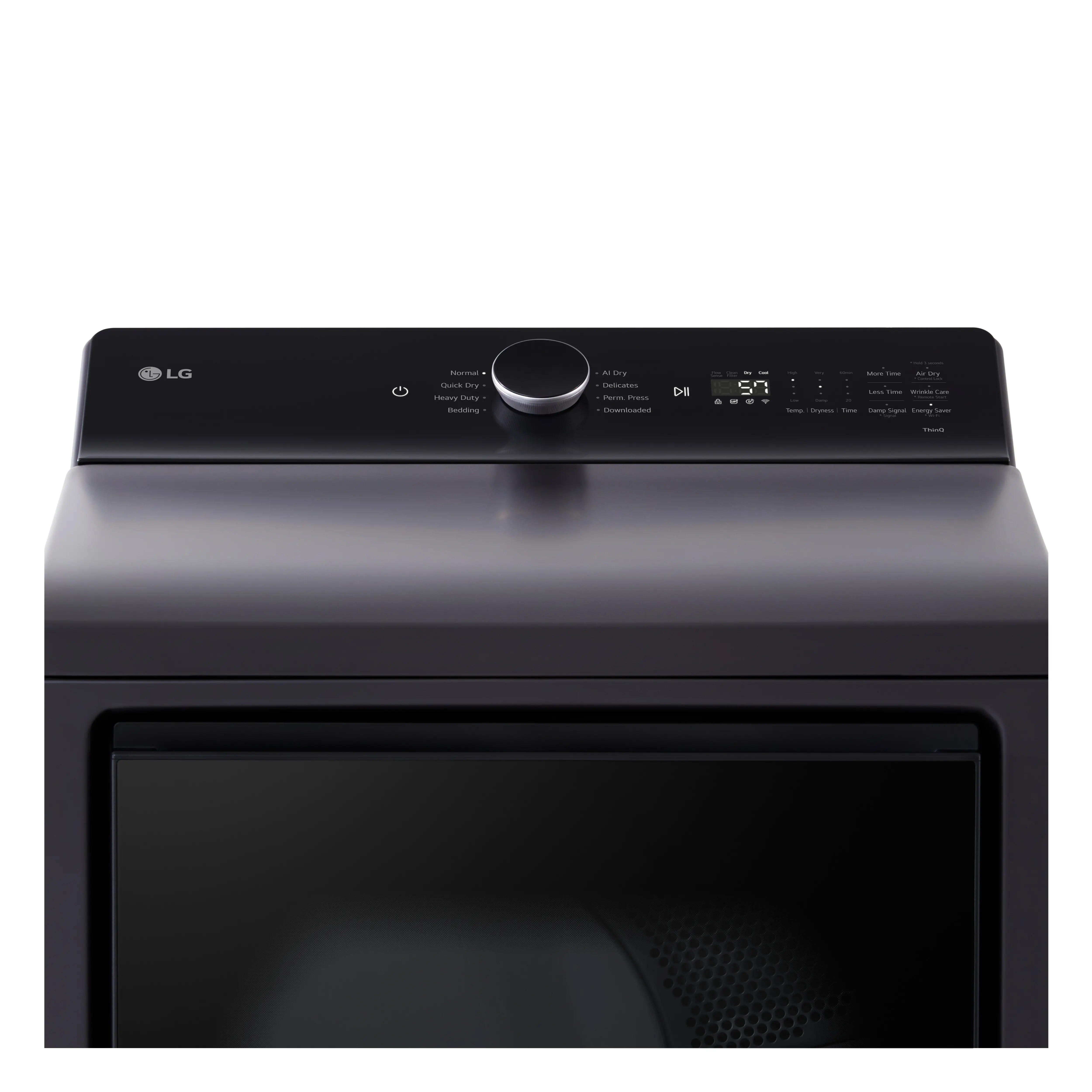 DLE8400BE LG 7.3 Cu Ft Electric Dryer - Matte Black-7
