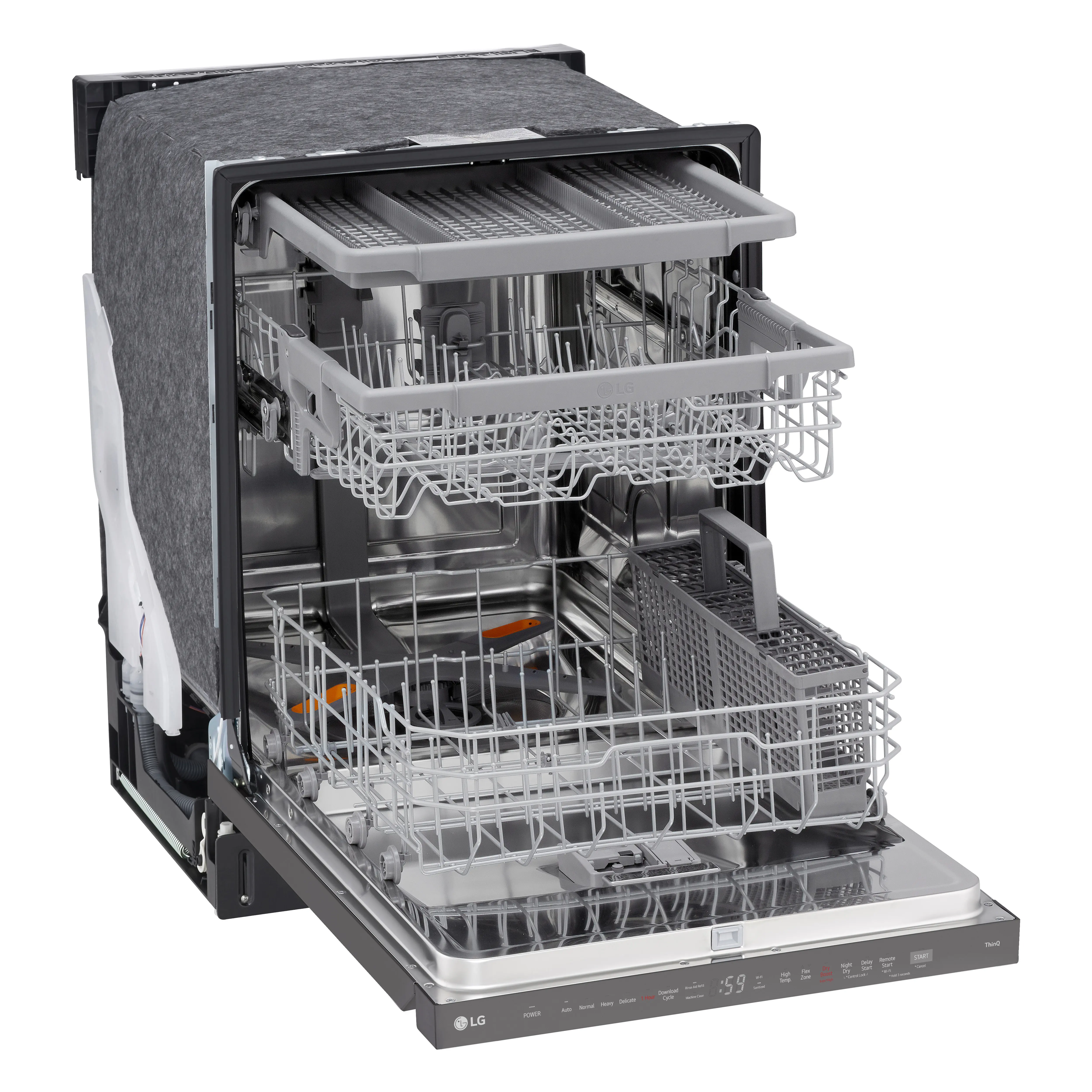 LDPH5554D LG Top Control Wi-Fi Enabled Dishwasher with QuadWash™ Pro - Black Stainless Steel-8