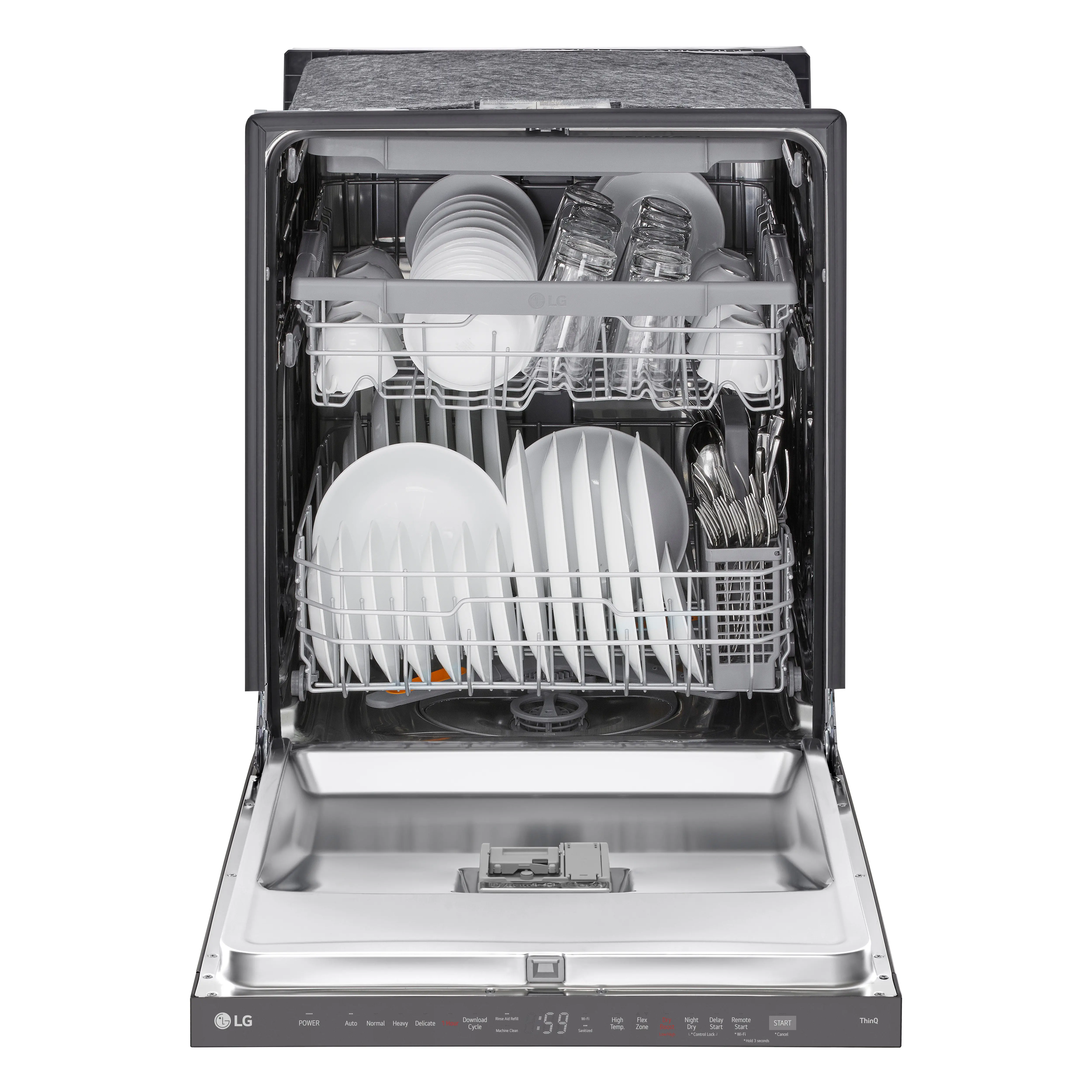 LDPH5554D LG Top Control Wi-Fi Enabled Dishwasher with QuadWash™ Pro - Black Stainless Steel-6