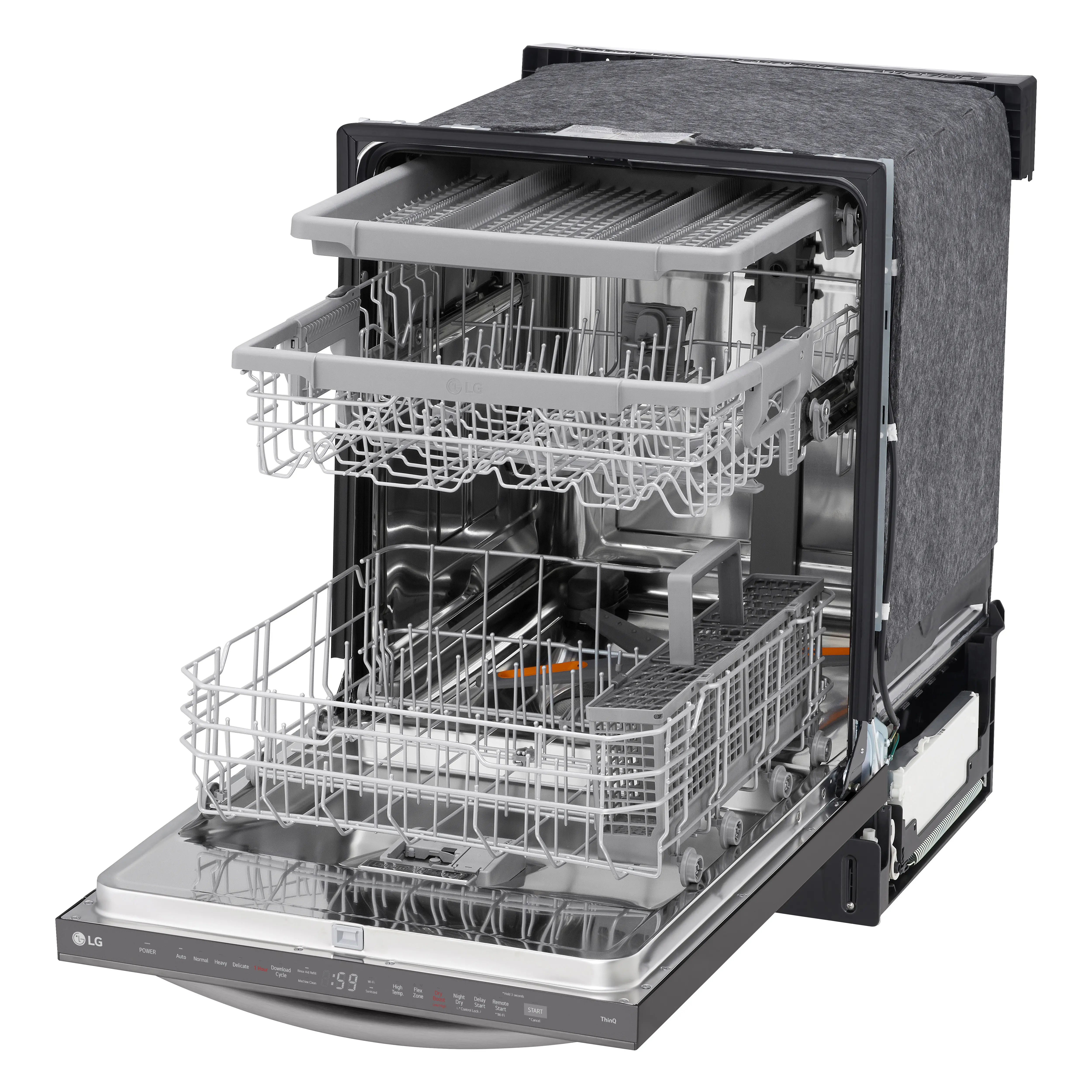 LDTH5554D LG Top Control Wi-Fi Enabled Dishwasher with QuadWash™ Pro - Black Stainless Steel-7