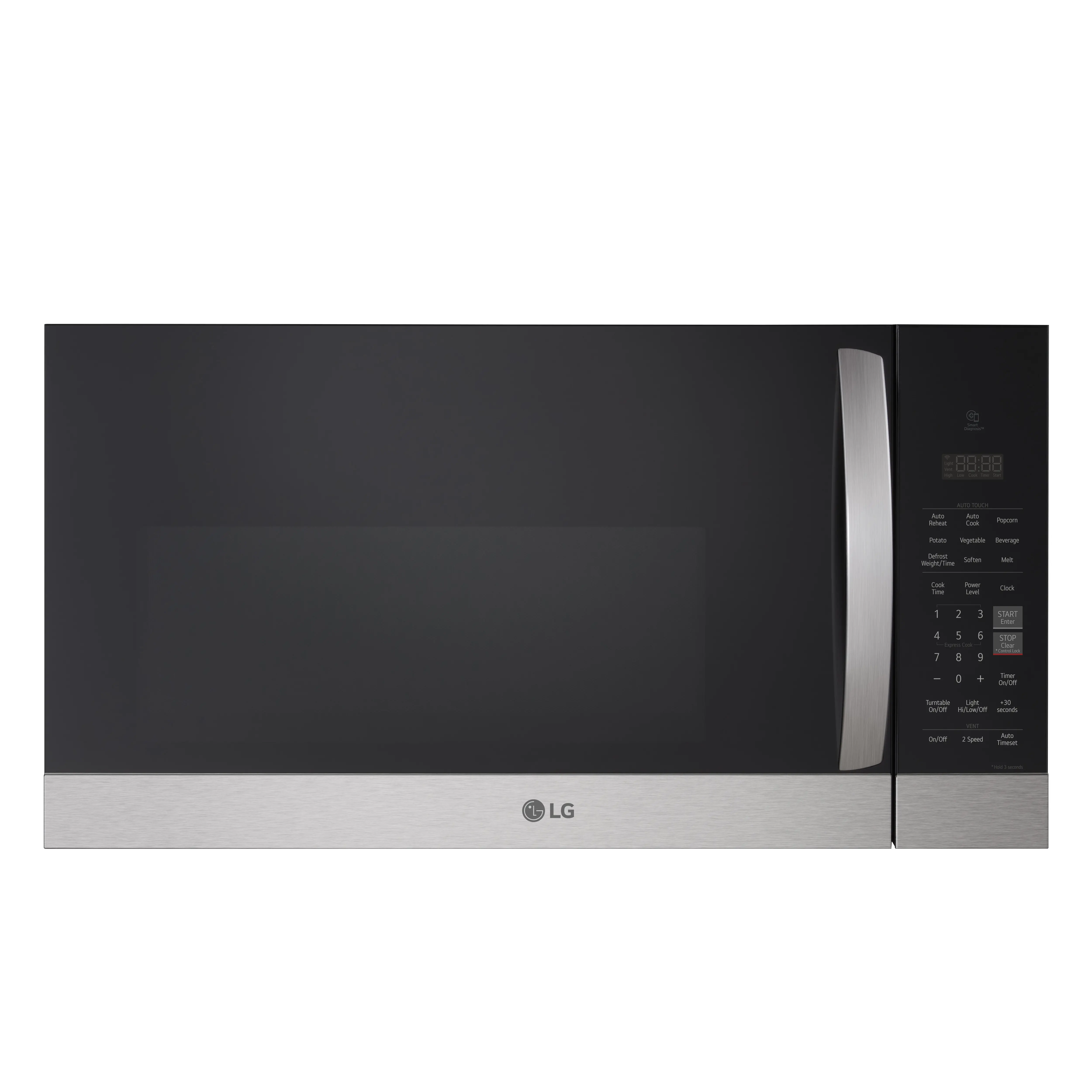 MVEM1721F LG 1.7 Cu Ft Over-the-Range Microwave with EasyClean® - Stainless Steel-1