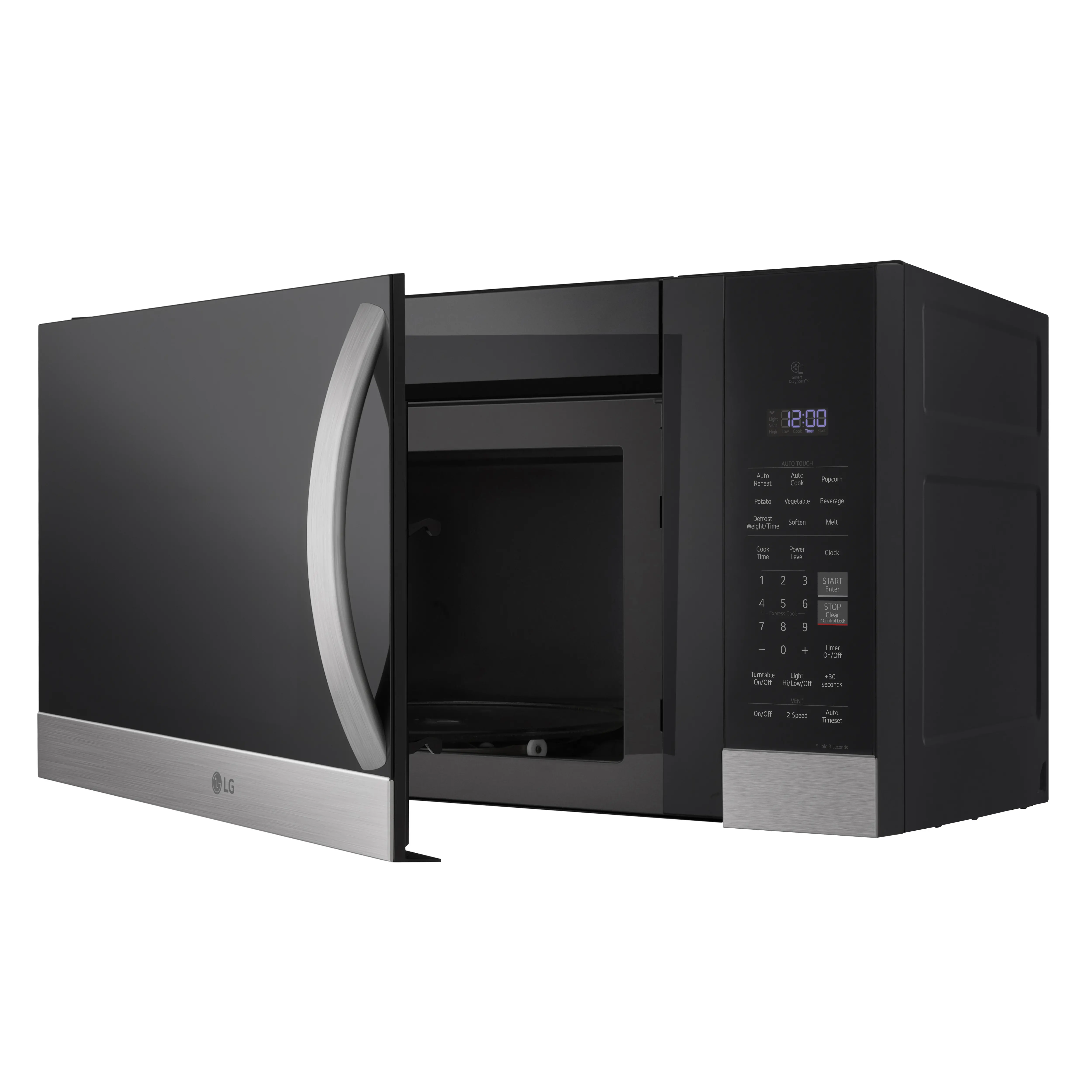 MVEM1721F LG 1.7 Cu Ft Over-the-Range Microwave with EasyClean® - Stainless Steel-3