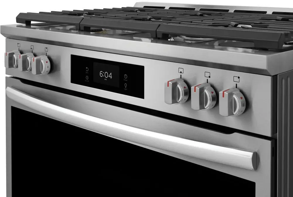 Frigidaire Gallery 4.6 Cu Ft Single Oven Gas Range - Stainless Steel-10