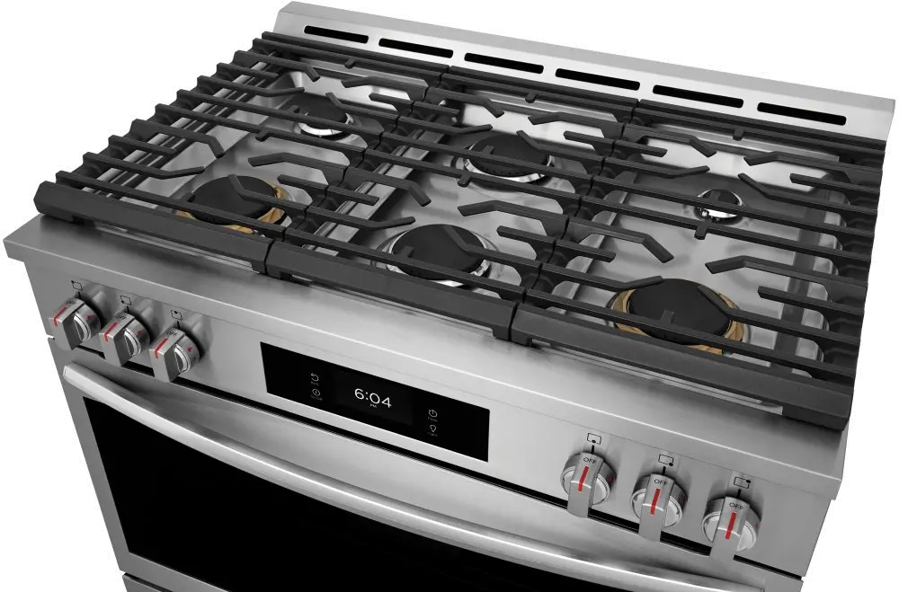 Frigidaire Gallery 4.6 Cu Ft Single Oven Gas Range - Stainless Steel-12