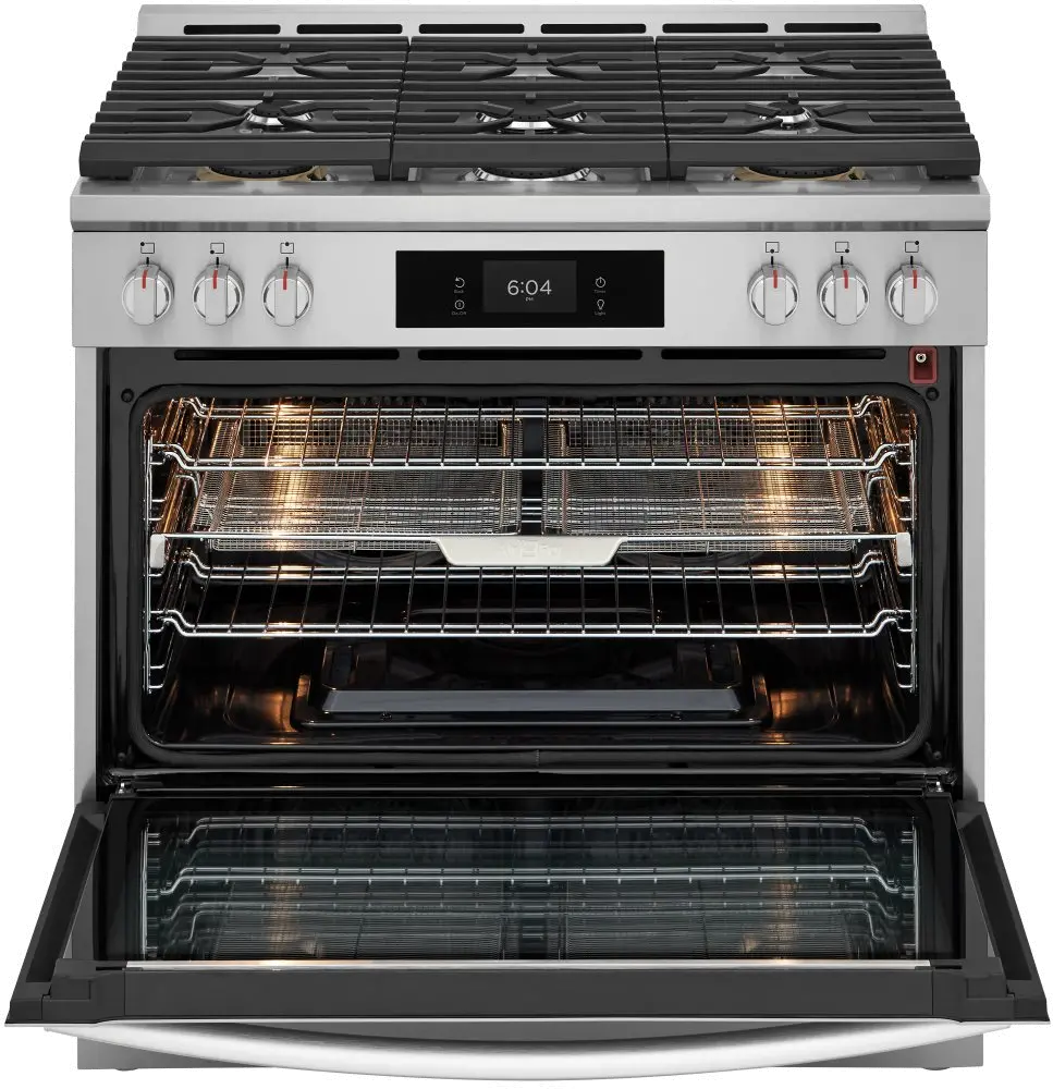 Frigidaire Gallery 4.6 Cu Ft Single Oven Gas Range - Stainless Steel-5