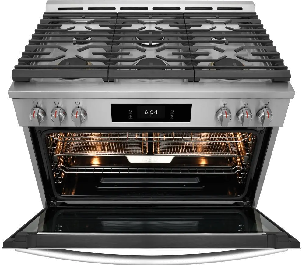 Frigidaire Gallery 4.6 Cu Ft Single Oven Gas Range - Stainless Steel-6