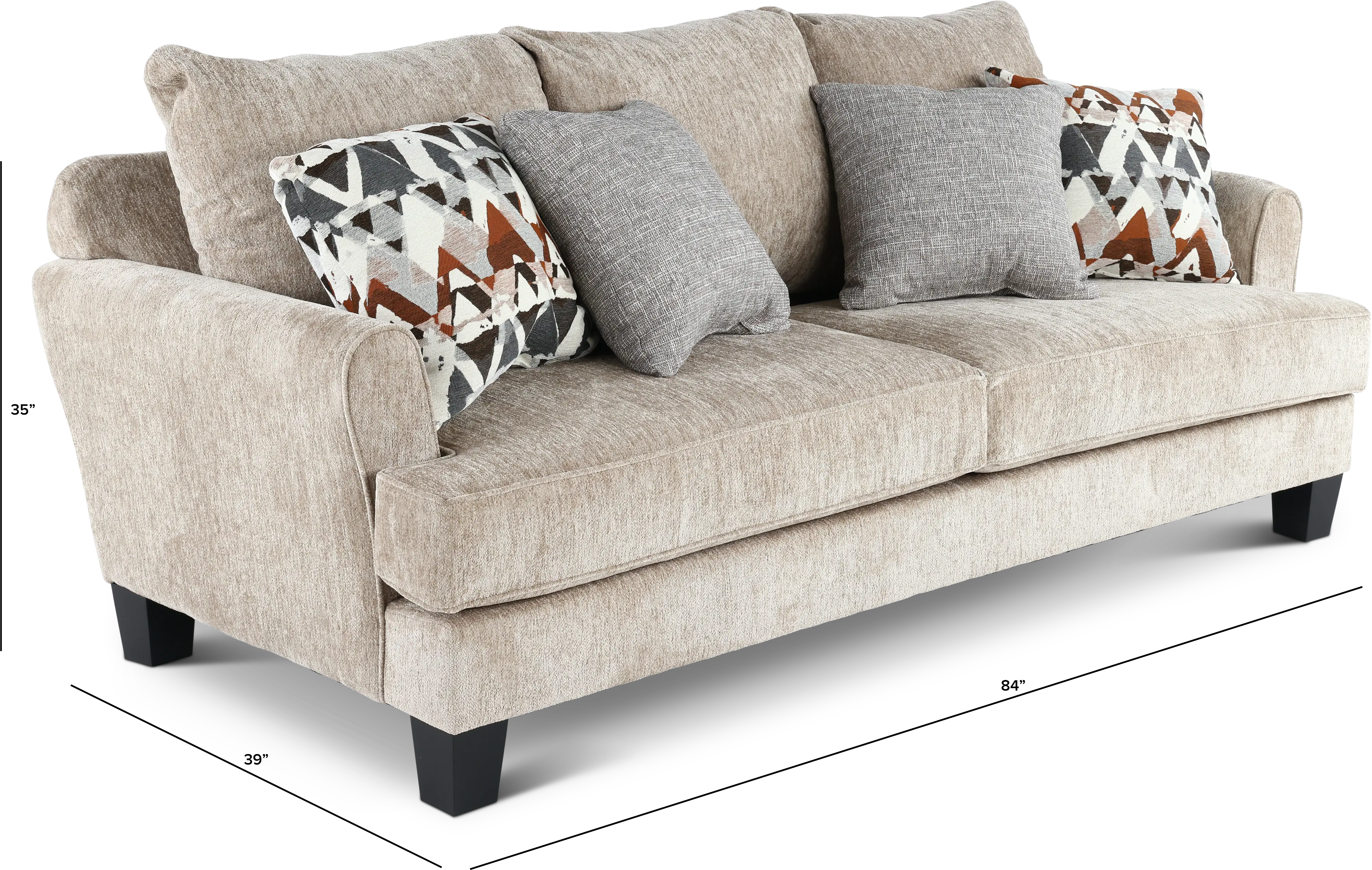 BRYSOF/PICTEA Bryn Beige Sofa-3