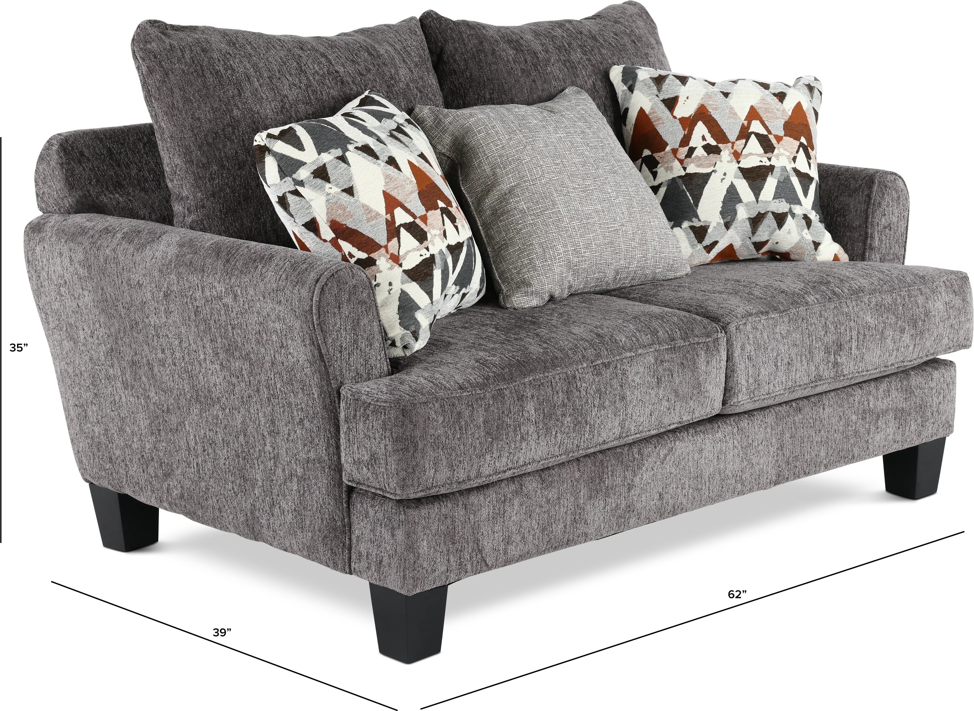 BRYLOV/PICCHA Bryn Gray Loveseat-3