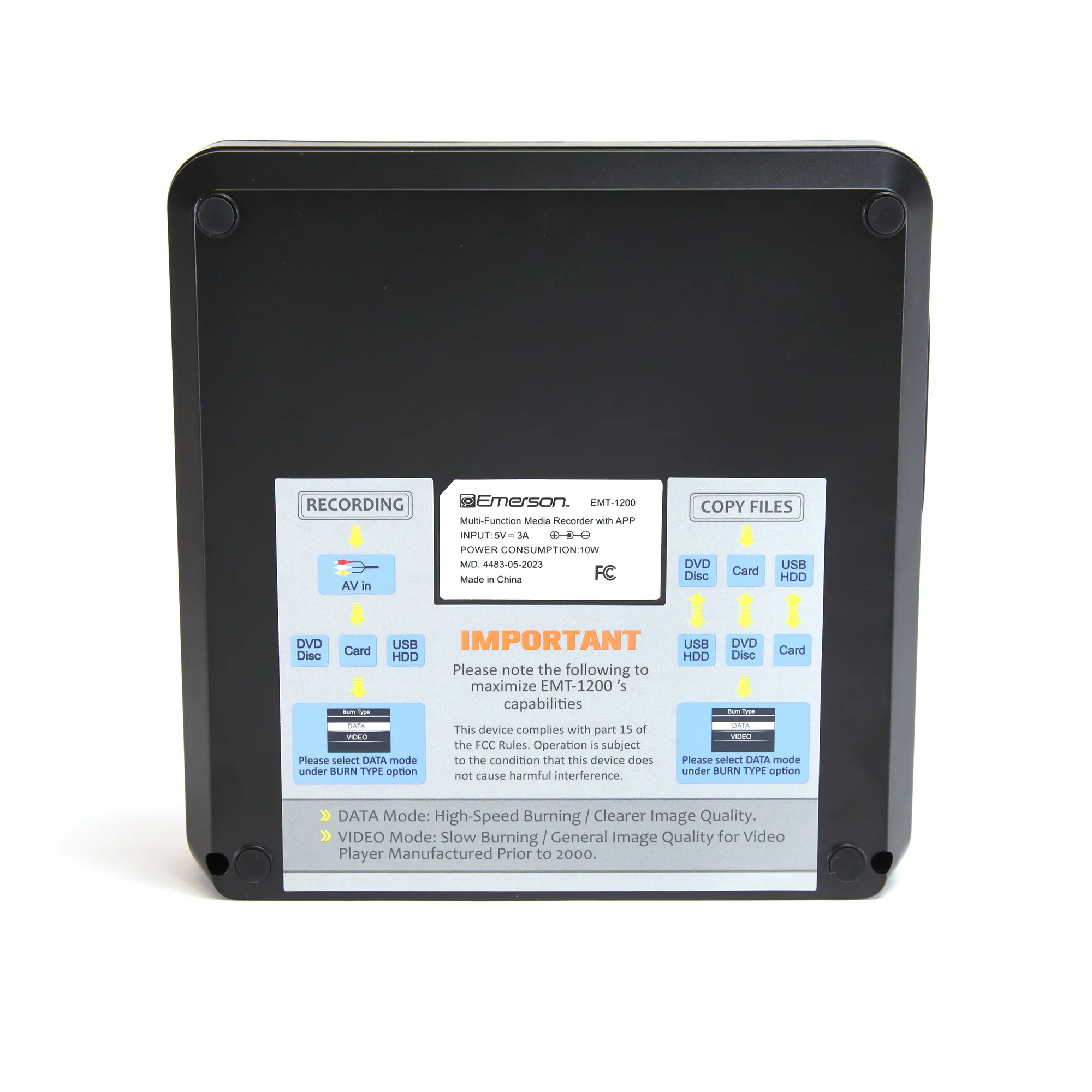 Emerson Multi-Function Media Recorder-2