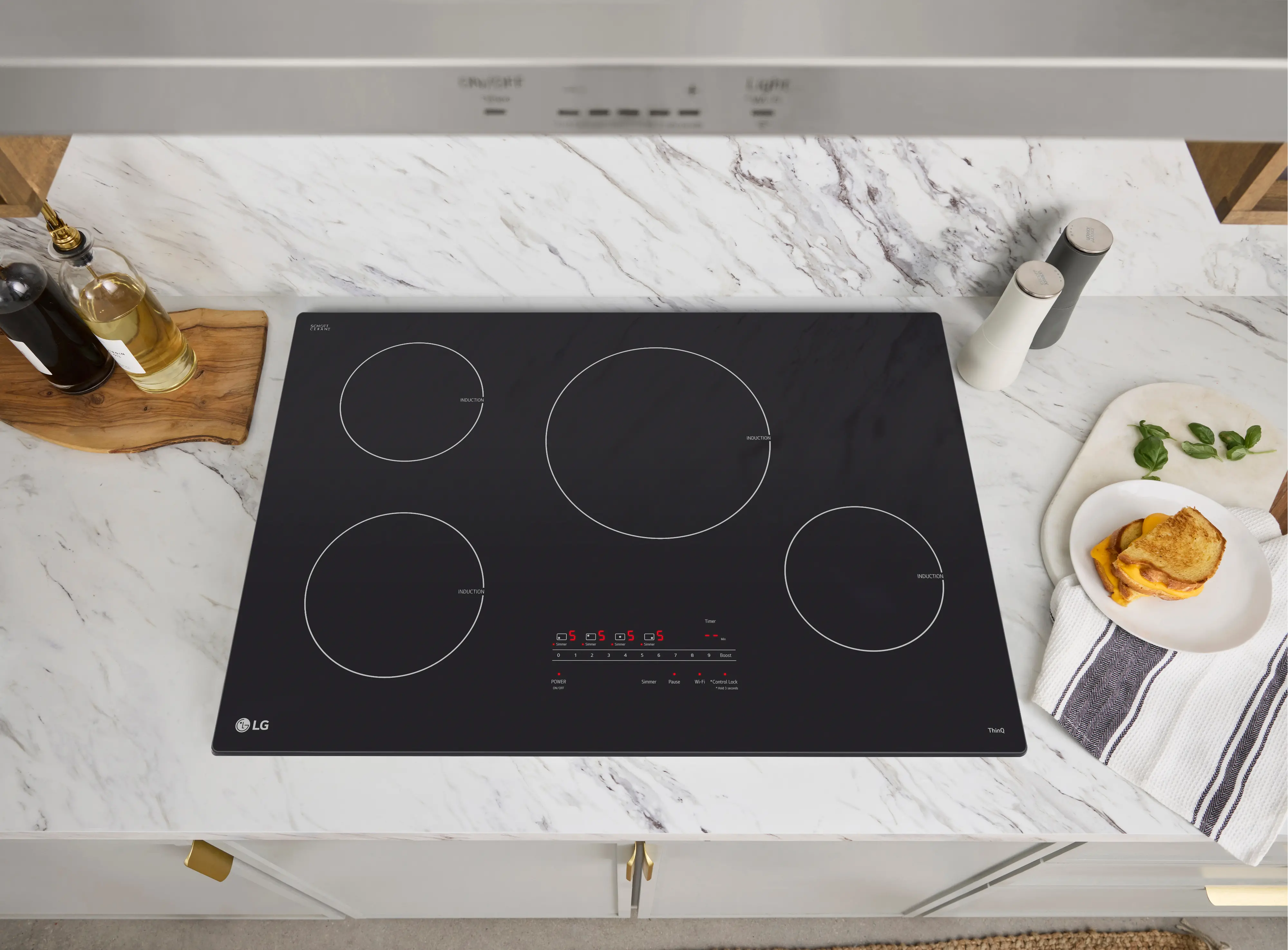 CBIH3013BE LG 30 Inch Induction Cooktop - Black Ceramic-3