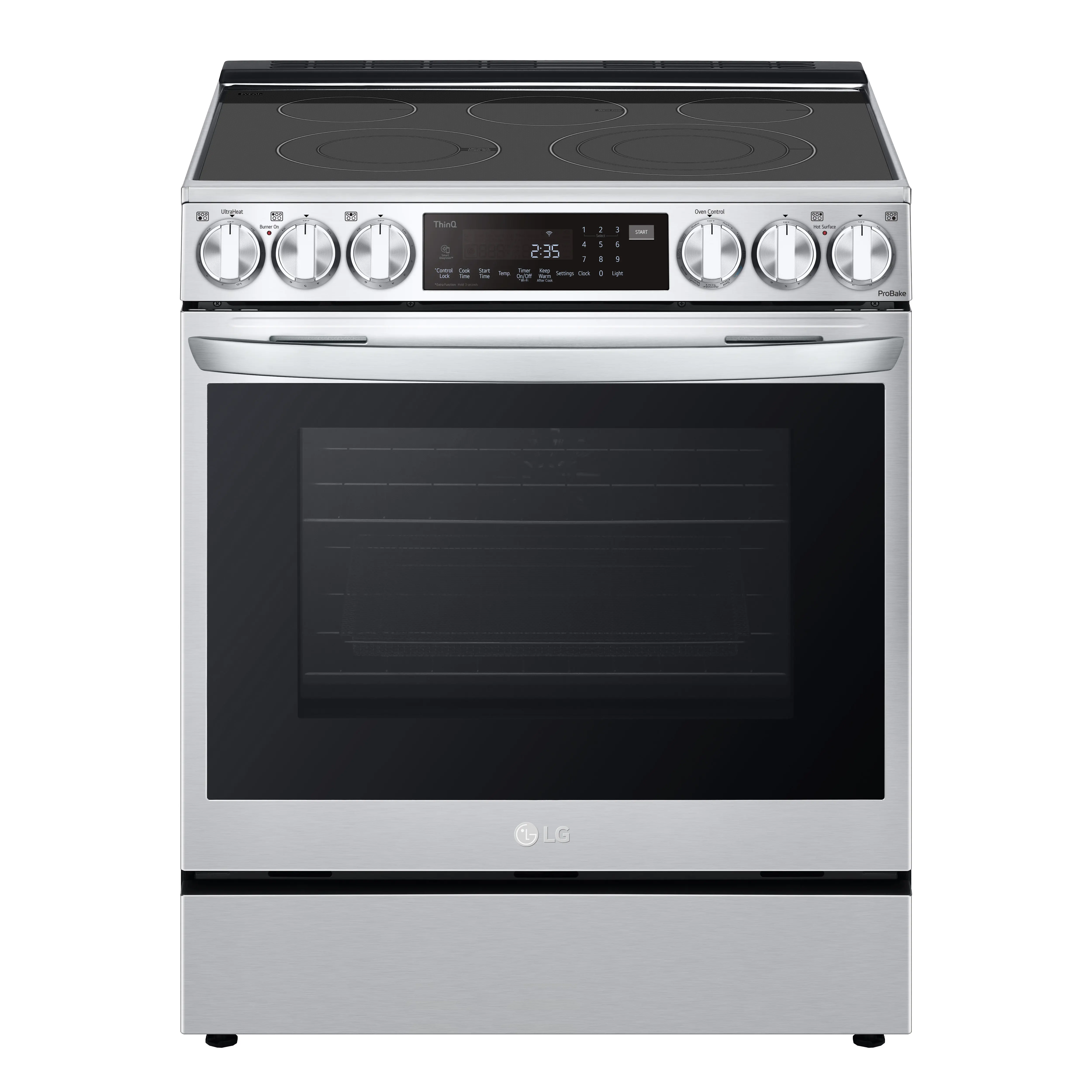 LSEL6335FE LG Electric Slide-In InstaView® Range with Air Fry and ProBake Convection® - Stainless Steel-1