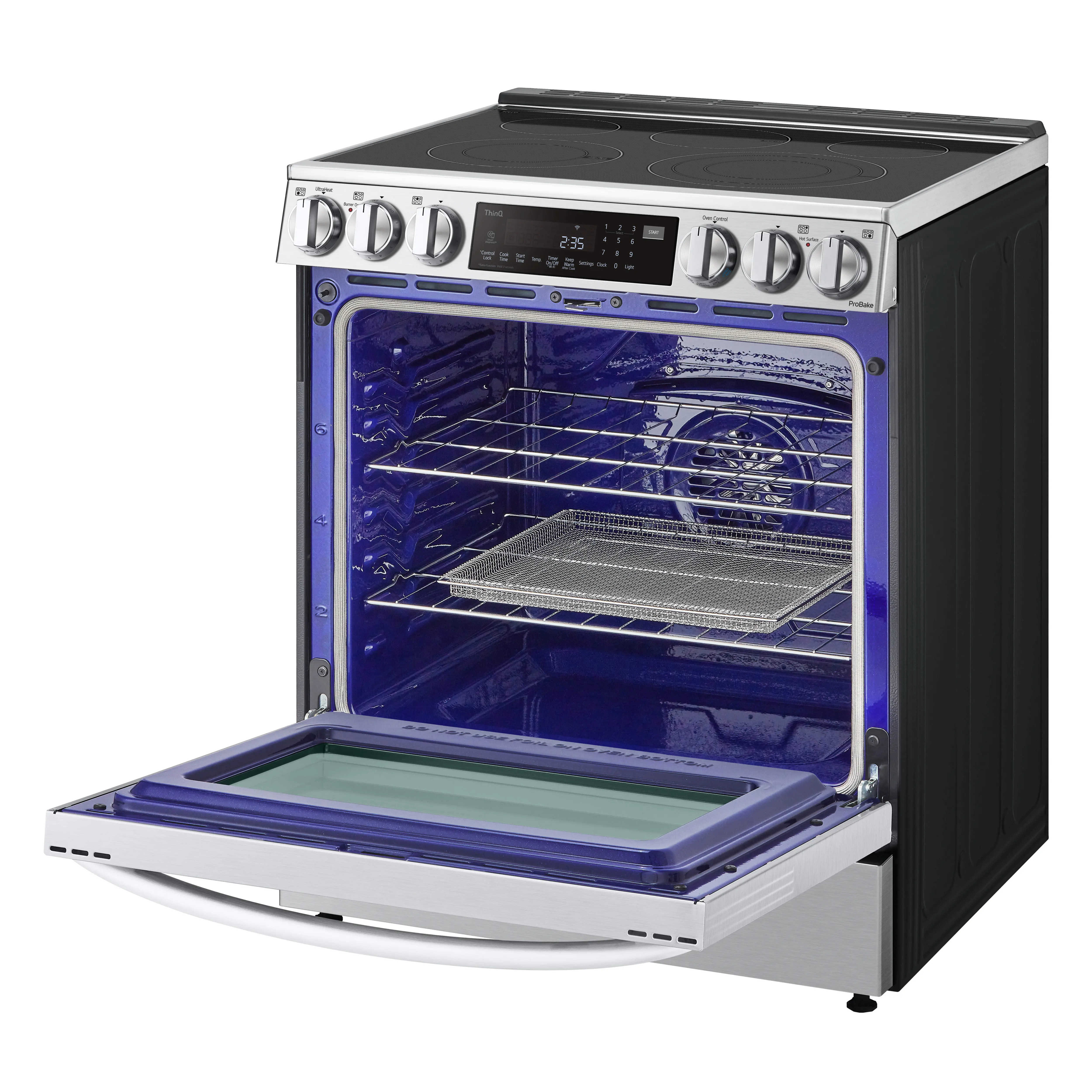 LSEL6335FE LG Electric Slide-In InstaView® Range with Air Fry and ProBake Convection® - Stainless Steel-11