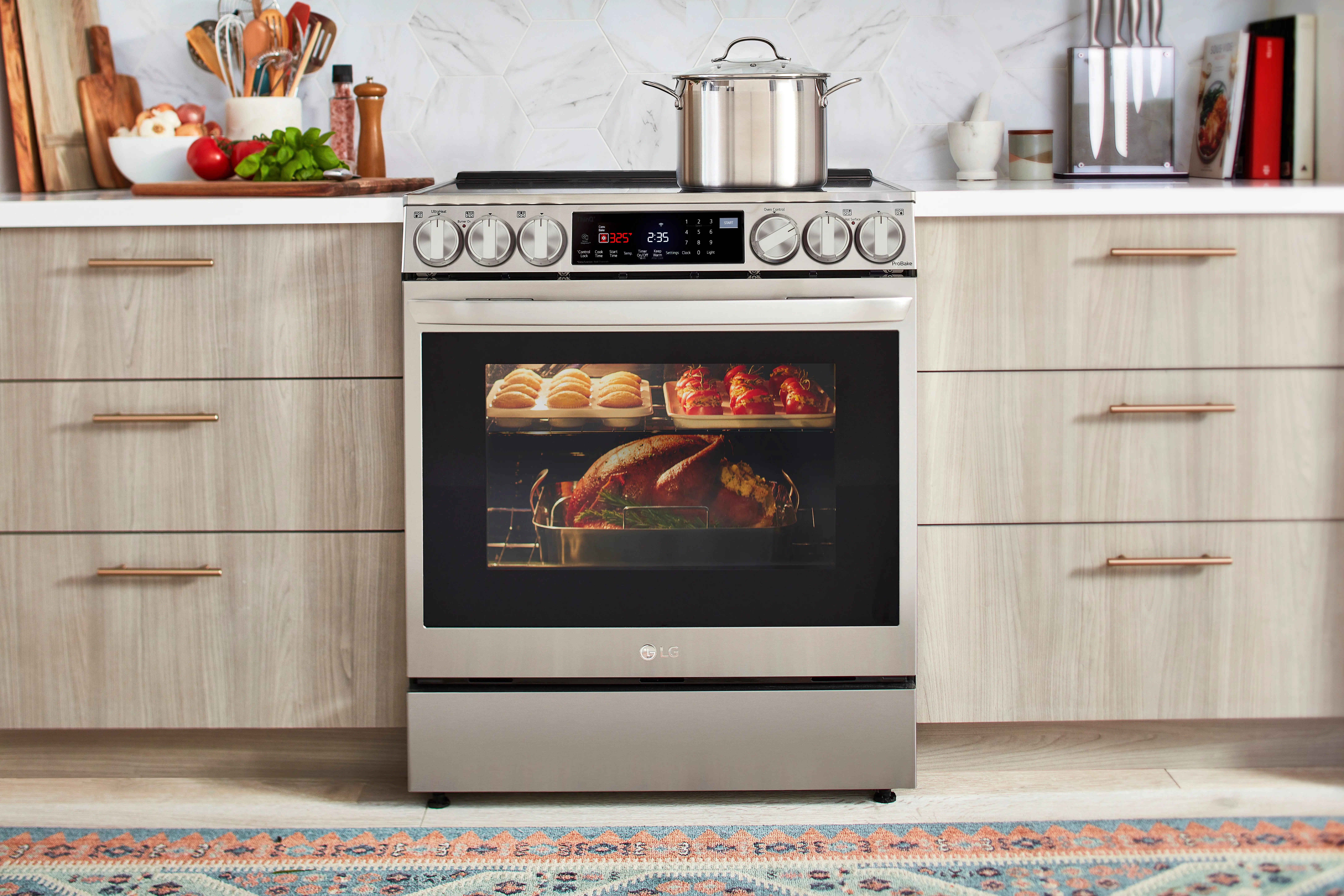 LSEL6335FE LG Electric Slide-In InstaView® Range with Air Fry and ProBake Convection® - Stainless Steel-4