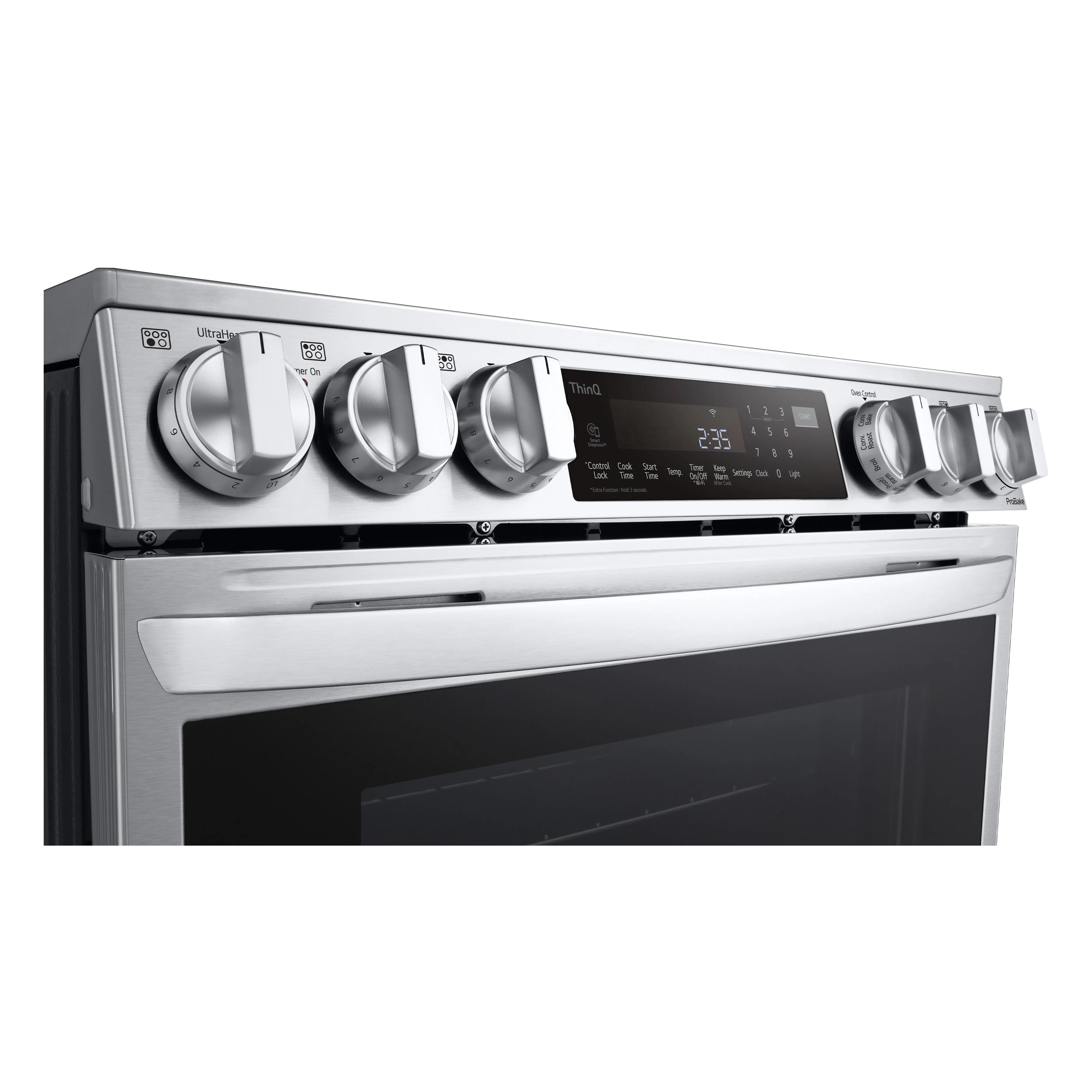 LSEL6335FE LG Electric Slide-In InstaView® Range with Air Fry and ProBake Convection® - Stainless Steel-6