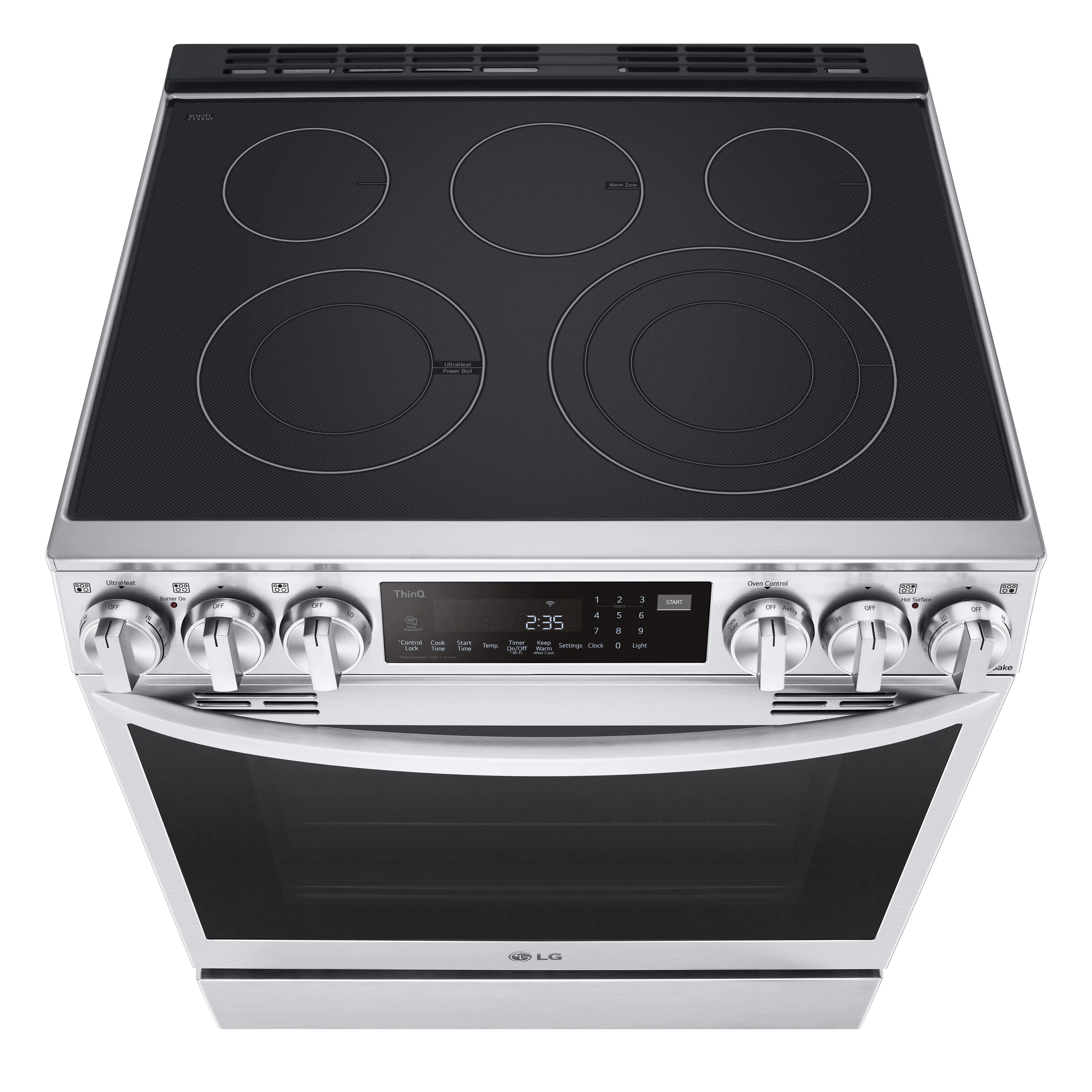 LSEL6335FE LG Electric Slide-In InstaView® Range with Air Fry and ProBake Convection® - Stainless Steel-7