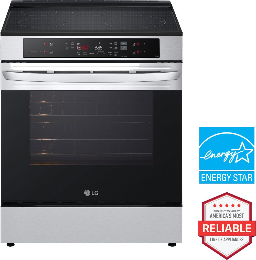 LG 6.3 Cu Ft Induction Range - Stainless Steel