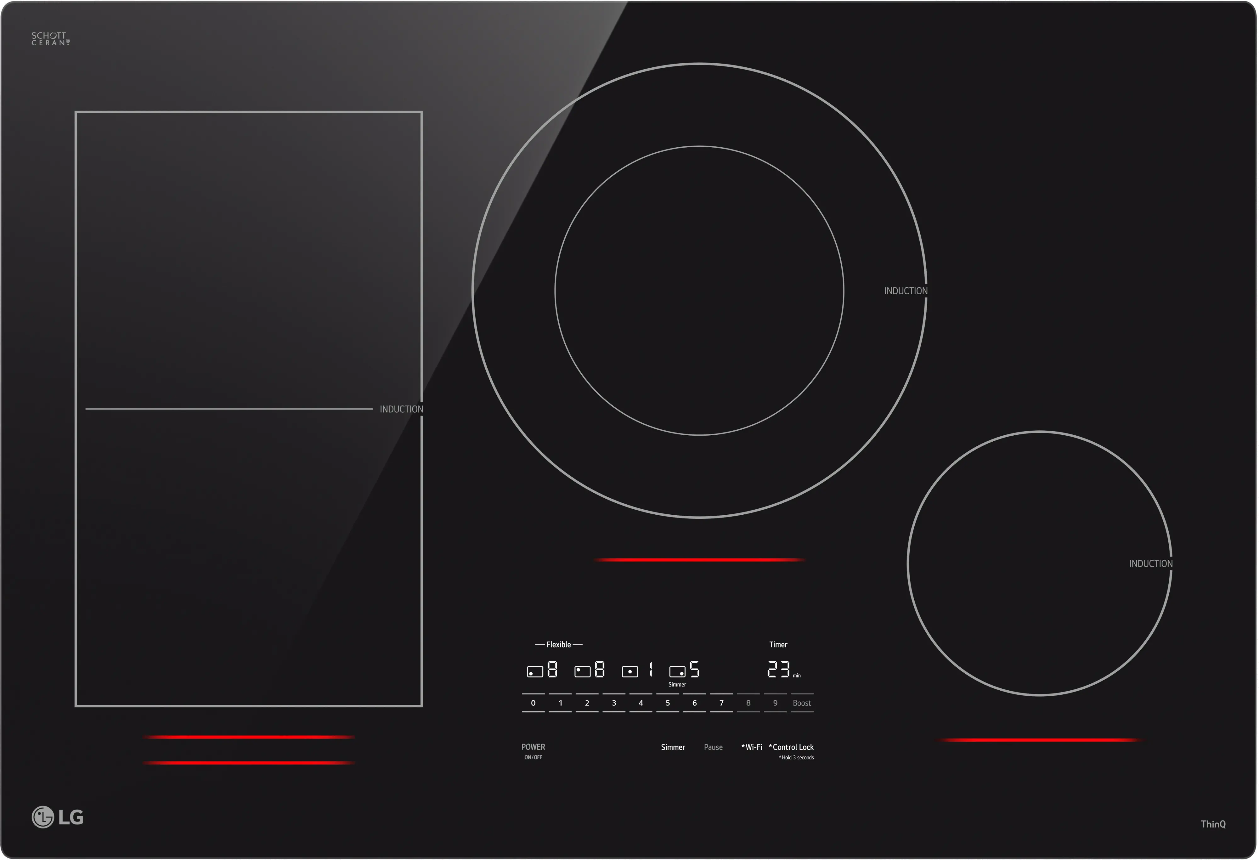 CBIH3017BE LG 30 Inch Induction Cooktop - Black-6