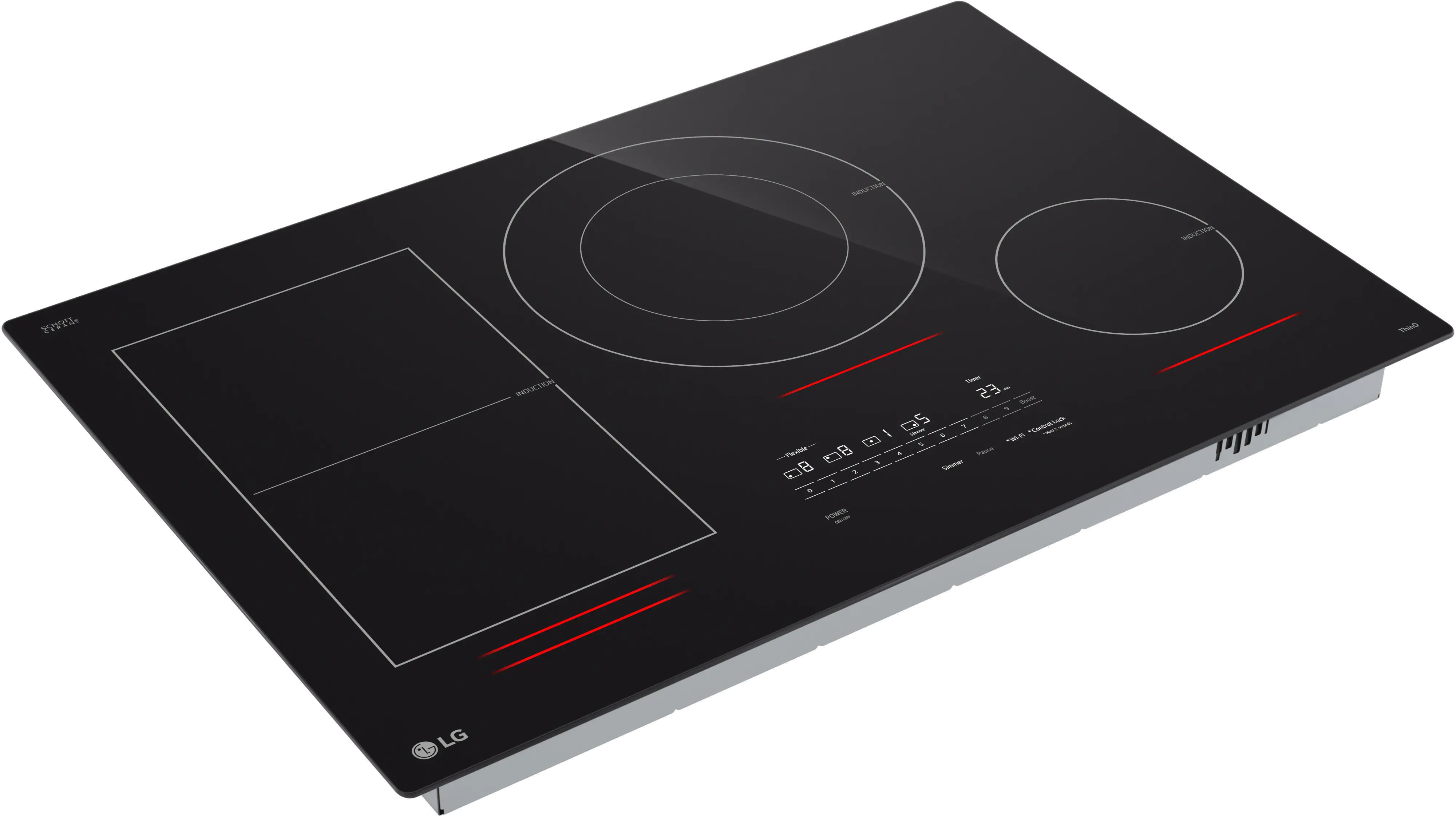 CBIH3017BE LG 30 Inch Induction Cooktop - Black-8