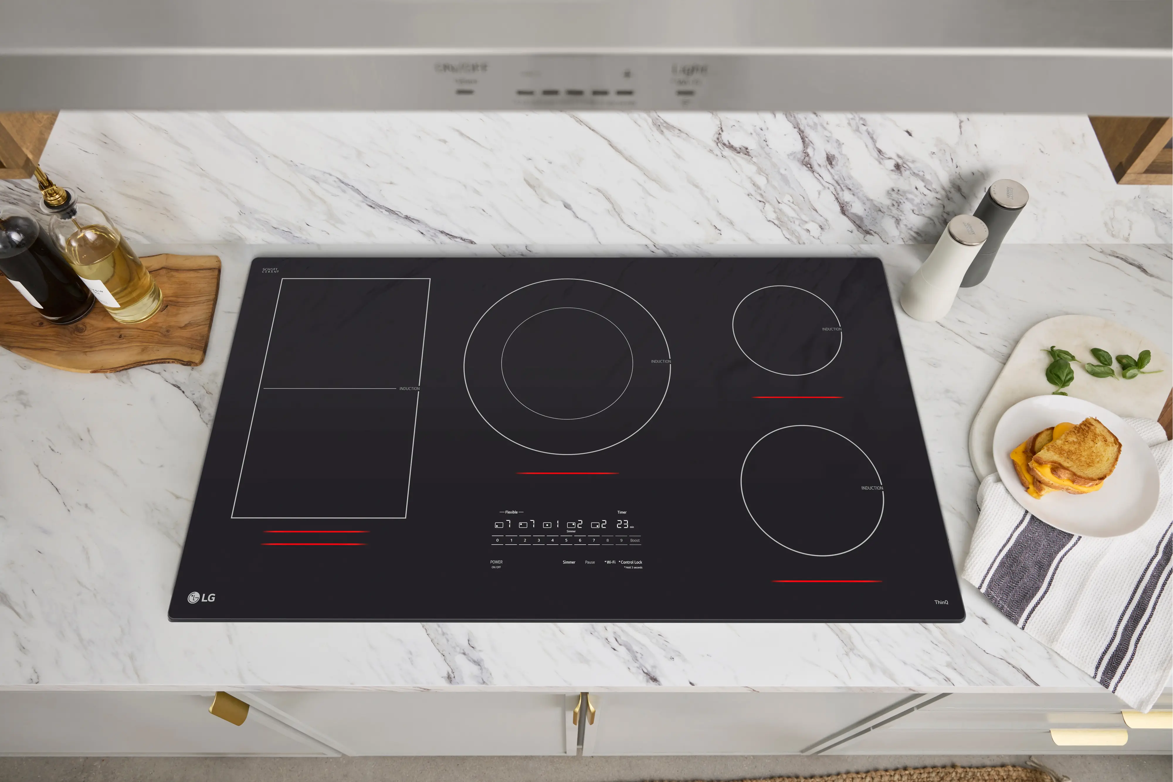 CBIH3617BE LG 36  Smart Induction Cooktop - Black-2