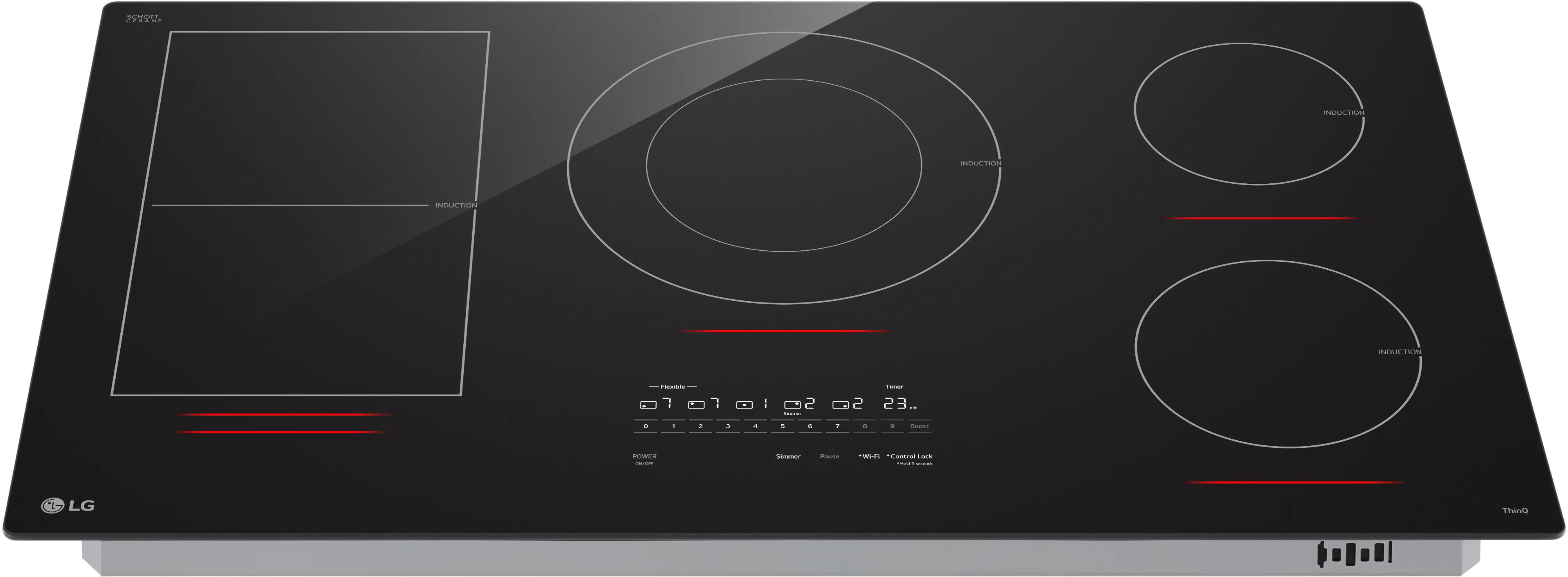 CBIH3617BE LG 36  Smart Induction Cooktop - Black-6