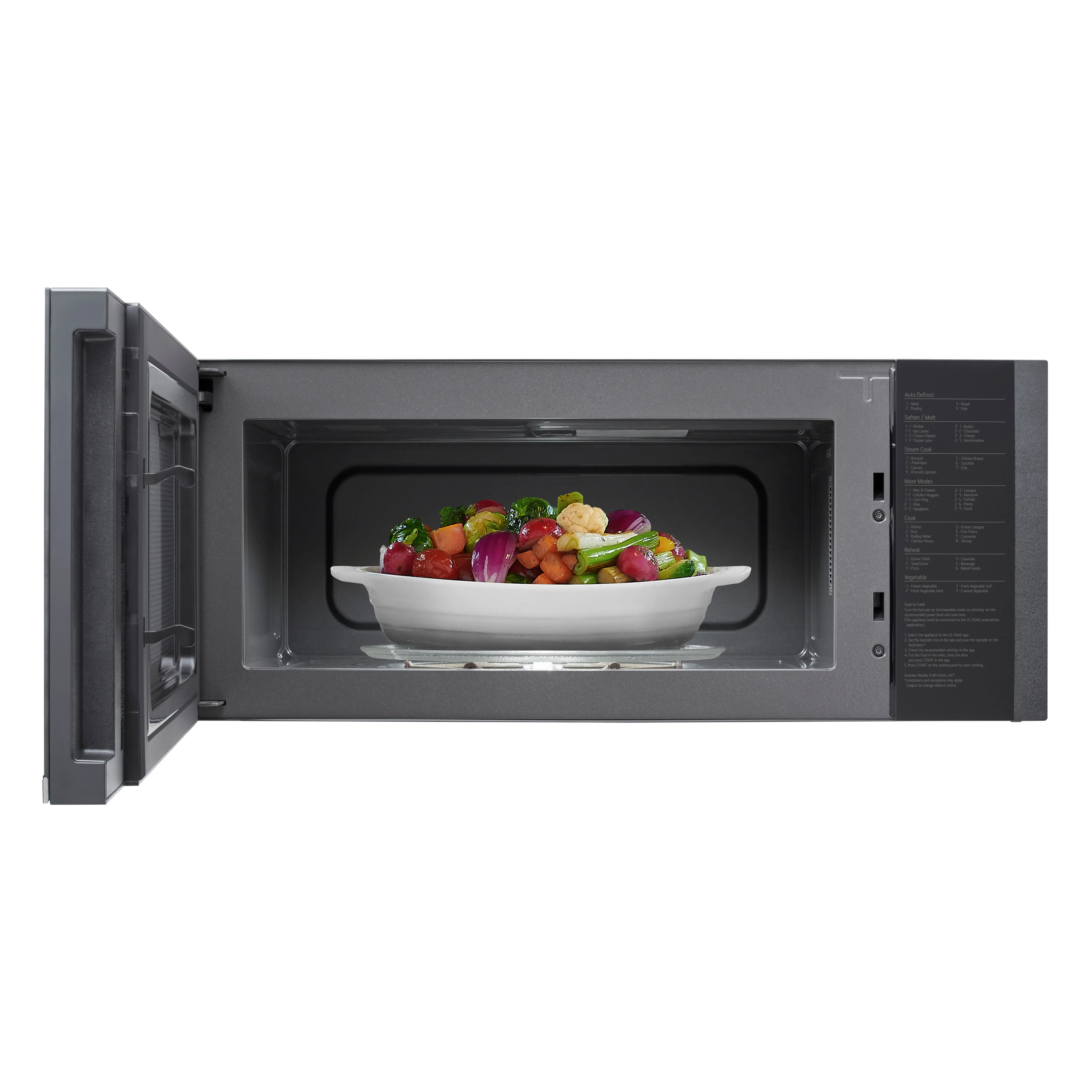 MVEF1337F LG 1.3 Cu Ft Over The Range Microwave - Stainless Steel-10