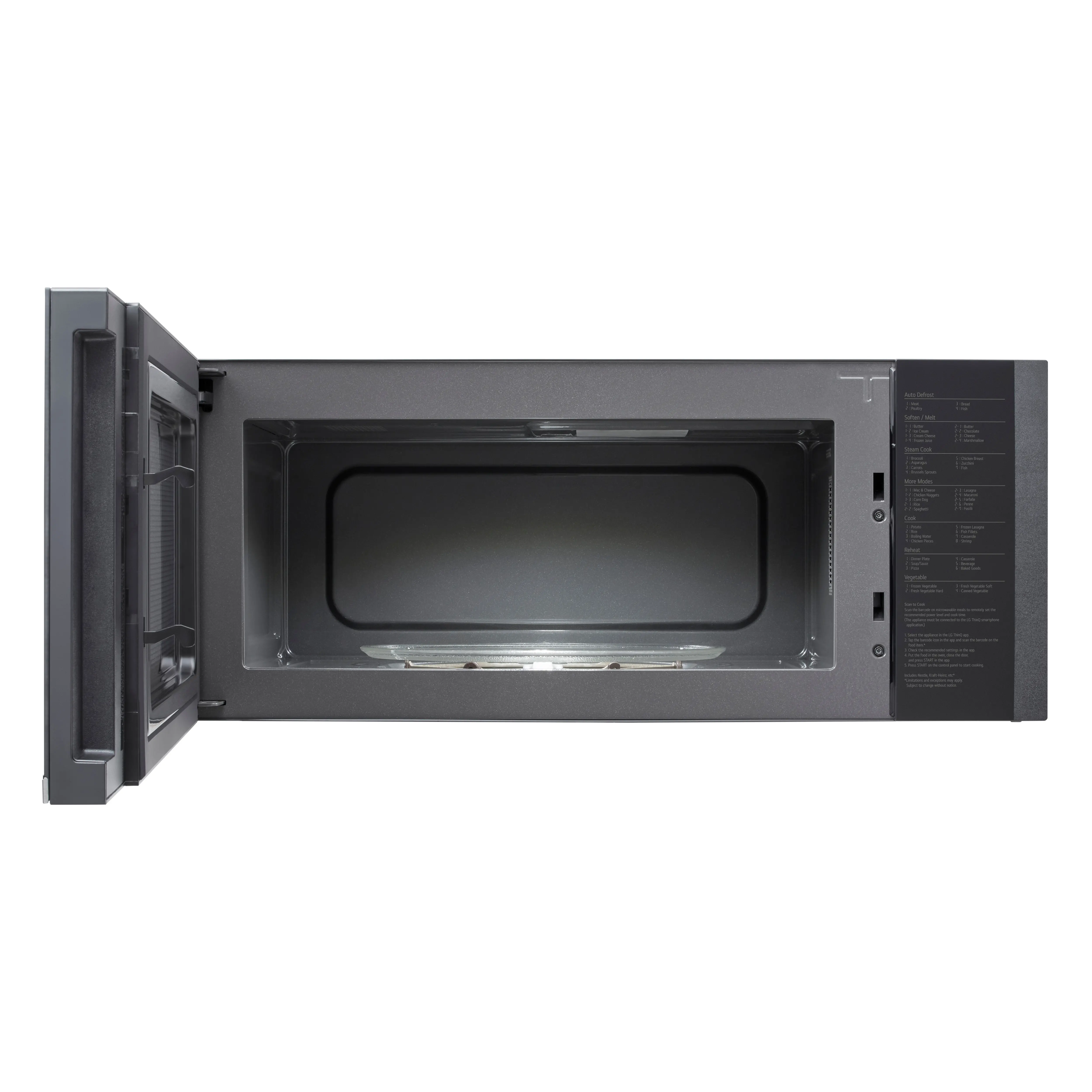 MVEF1337F LG 1.3 Cu Ft Over The Range Microwave - Stainless Steel-5