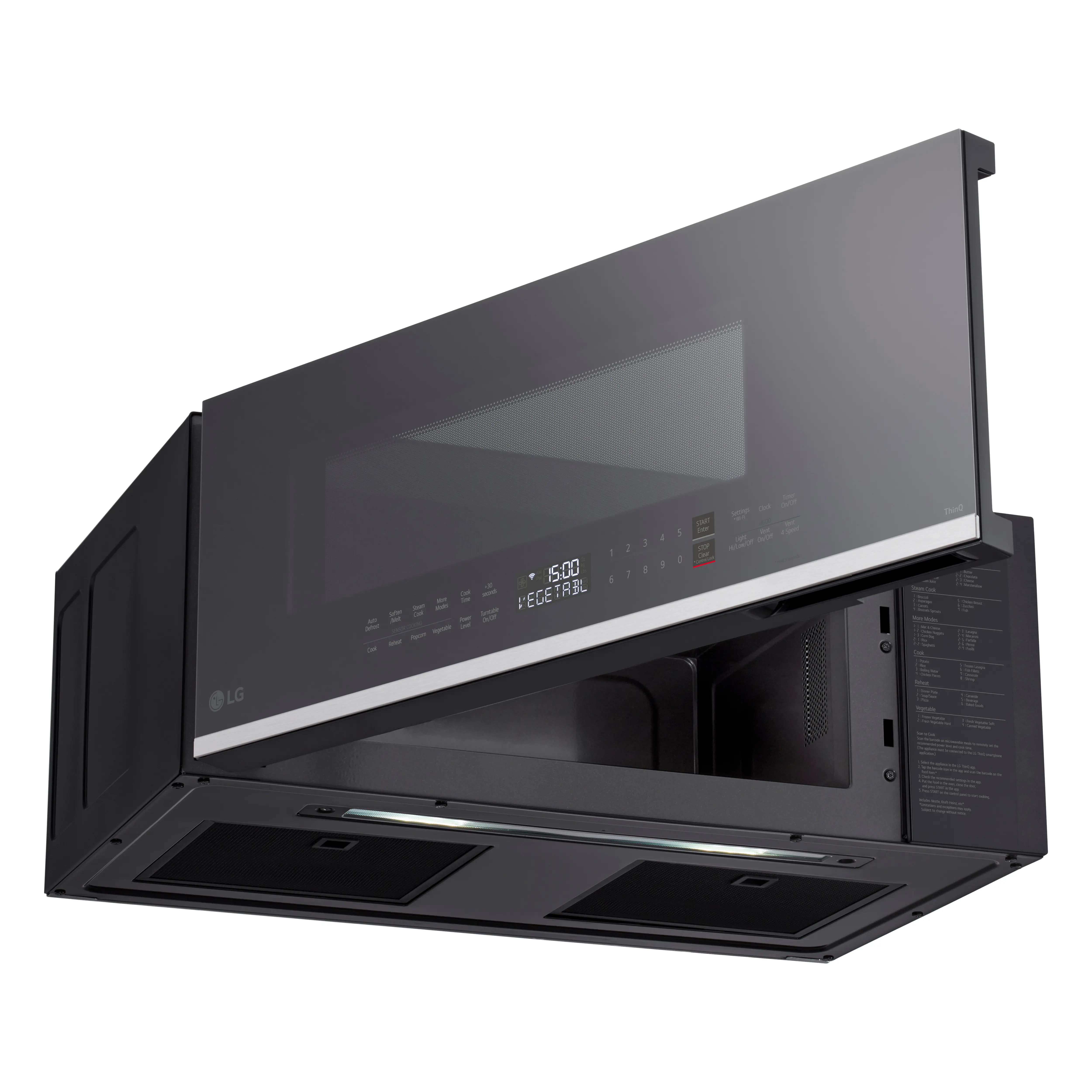MVEF1337F LG 1.3 Cu Ft Over The Range Microwave - Stainless Steel-7