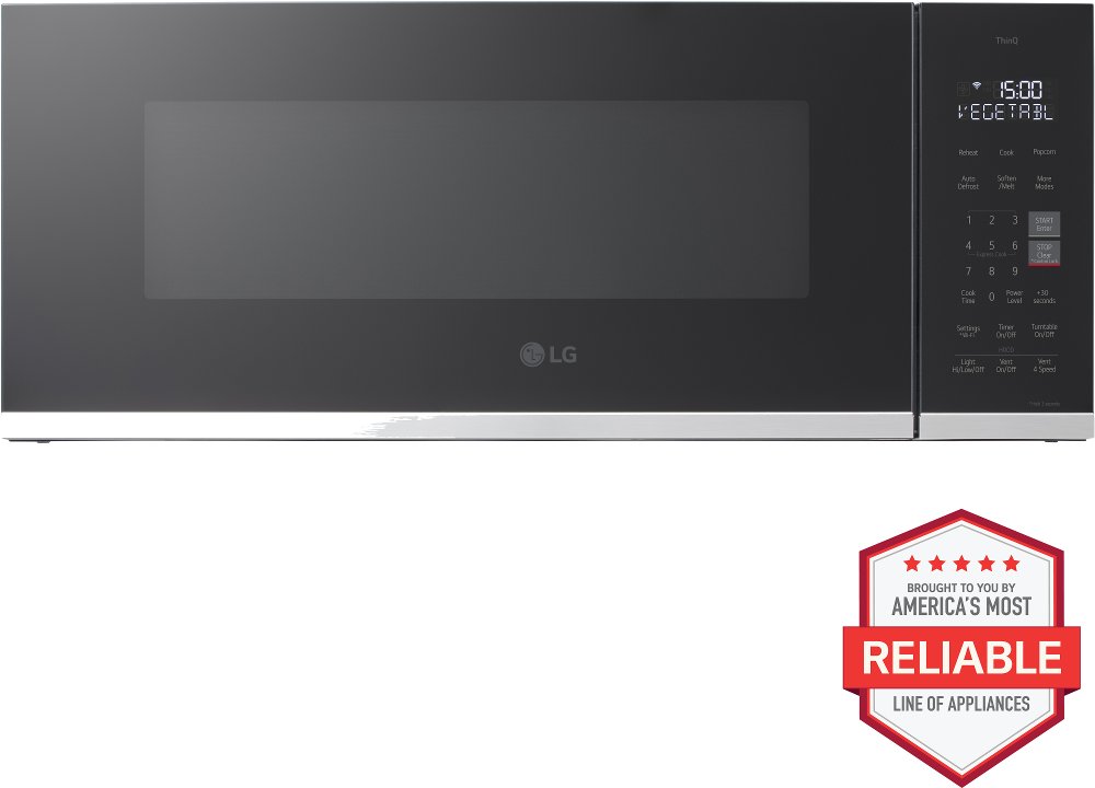 LG 1.3 Cu Ft Over The Range Microwave - Stainless Steel
