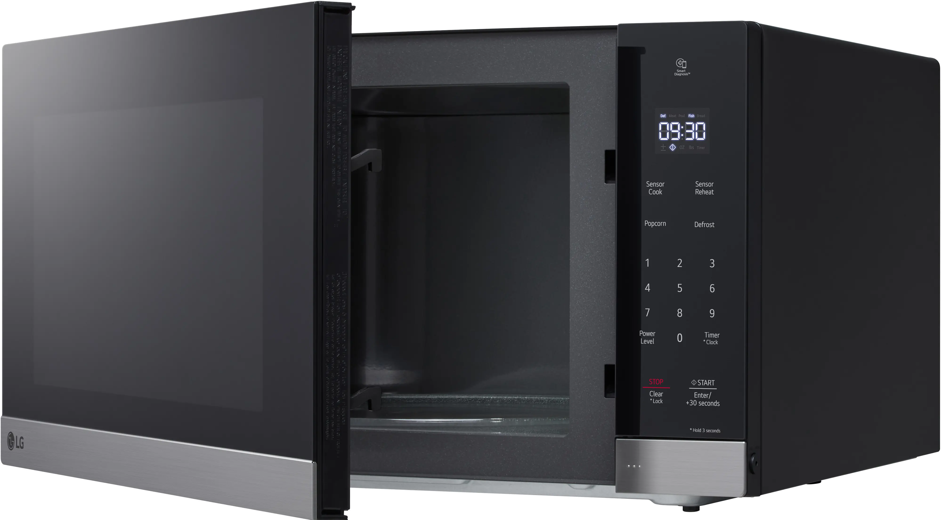 MSER2090S LG 2.0 Cu Ft Countertop Microwave with Smart Inverter and EasyClean® Interior- Stainless Steel-10