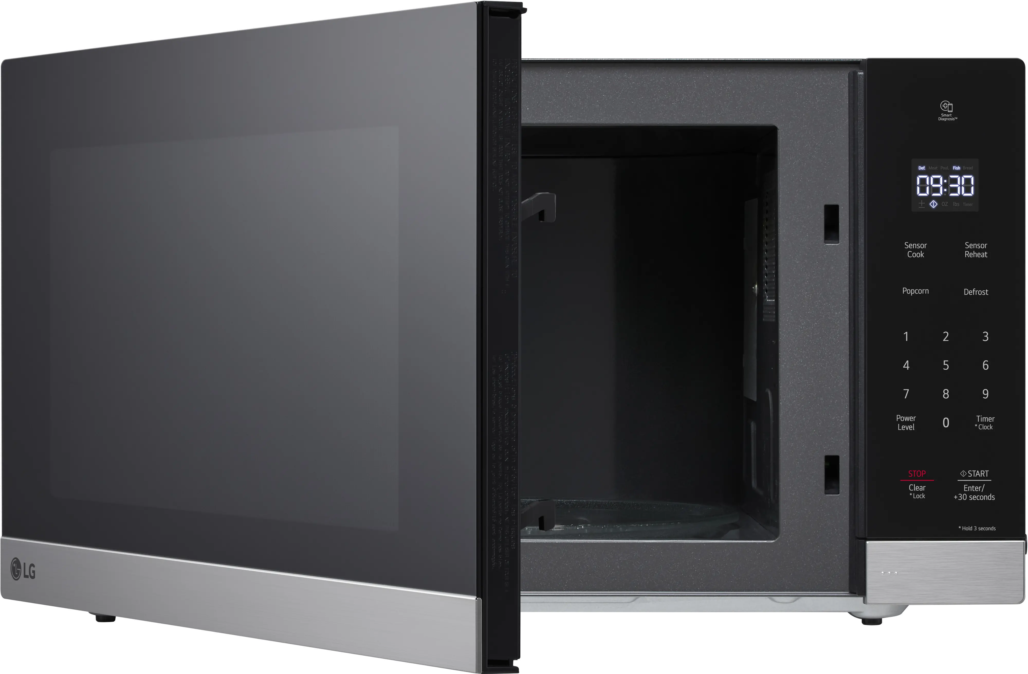 MSER2090S LG 2.0 Cu Ft Countertop Microwave with Smart Inverter and EasyClean® Interior- Stainless Steel-3