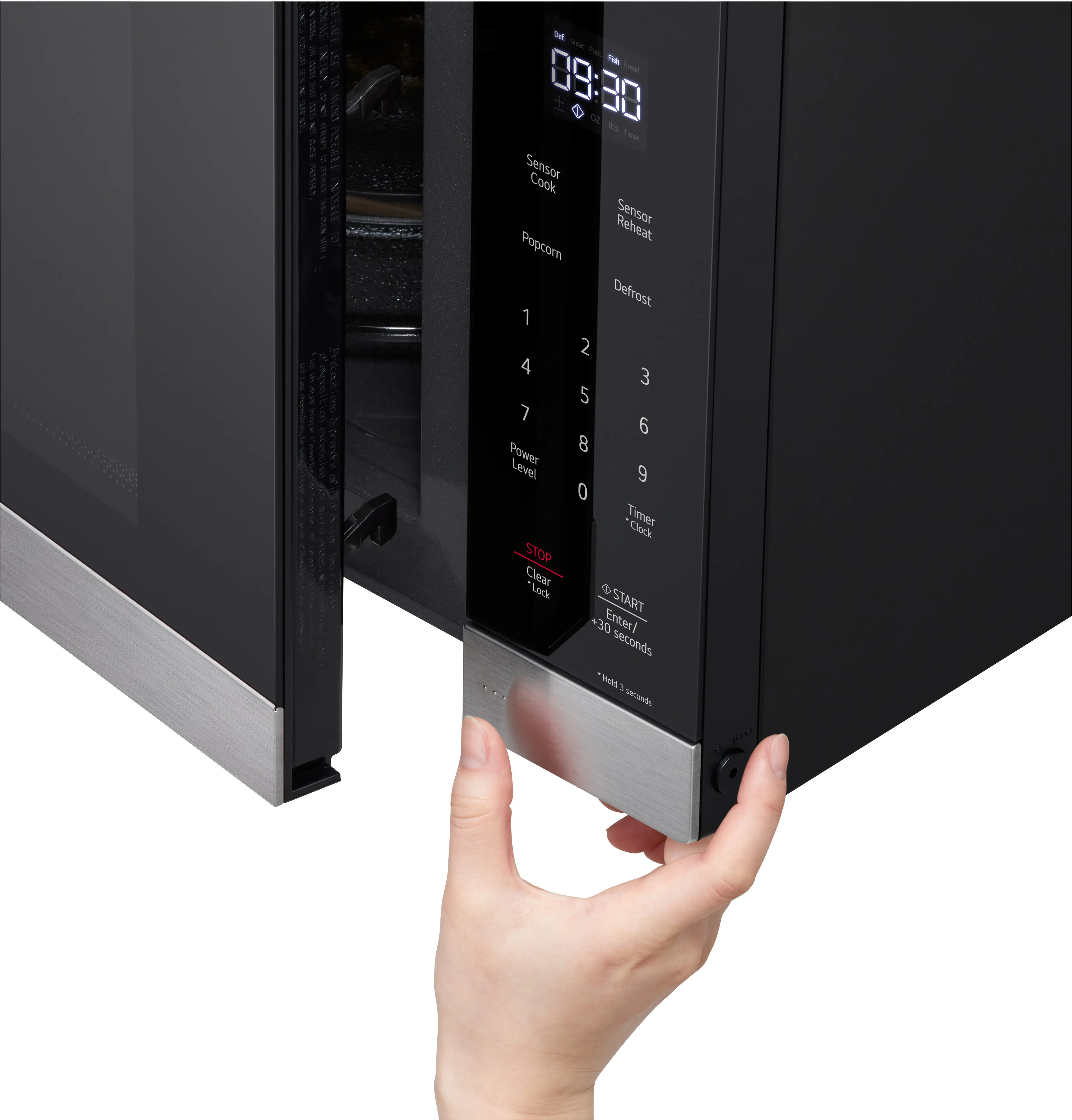 MSER2090S LG 2.0 Cu Ft Countertop Microwave with Smart Inverter and EasyClean® Interior- Stainless Steel-5