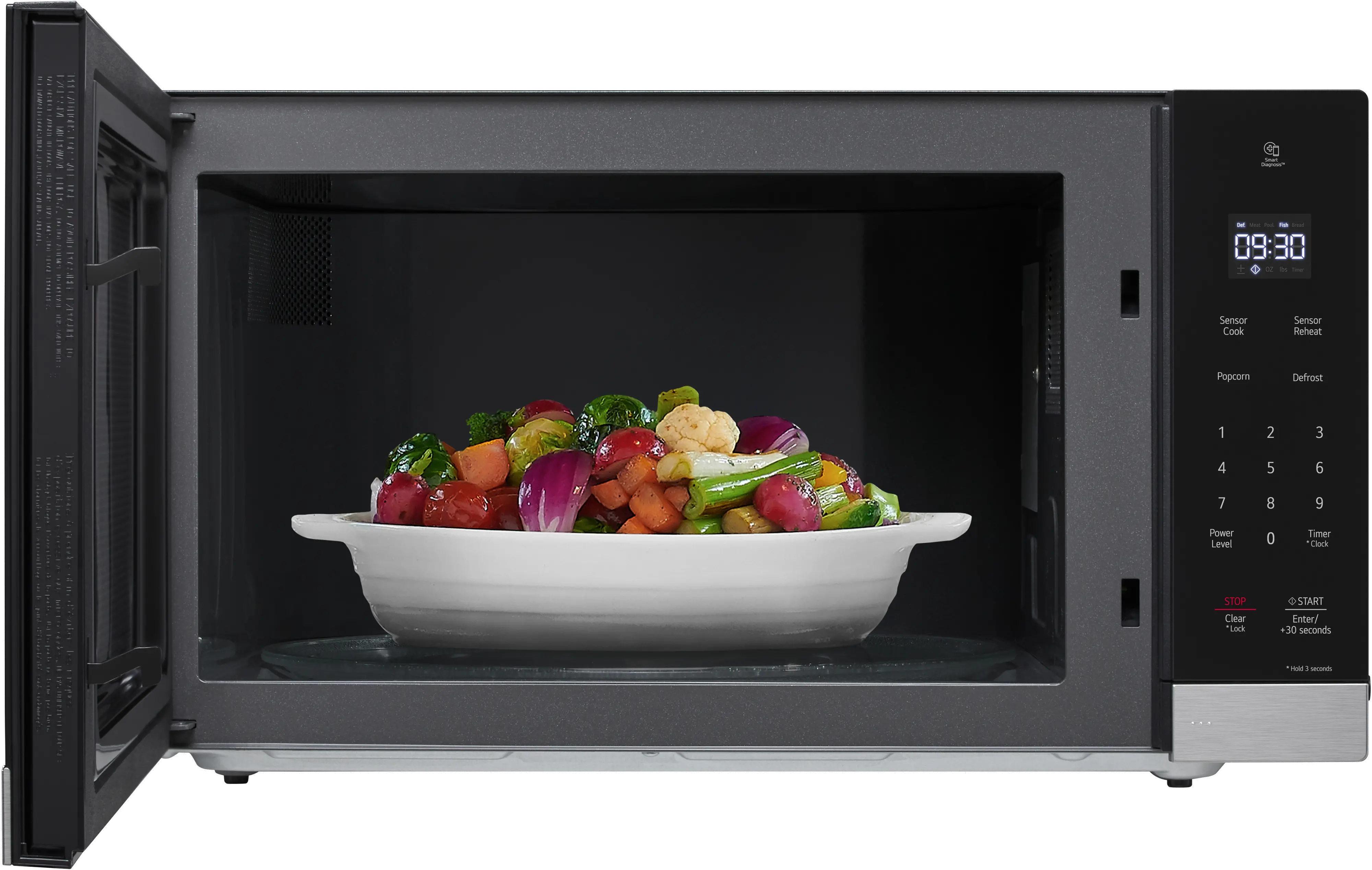 MSER2090S LG 2.0 Cu Ft Countertop Microwave with Smart Inverter and EasyClean® Interior- Stainless Steel-7