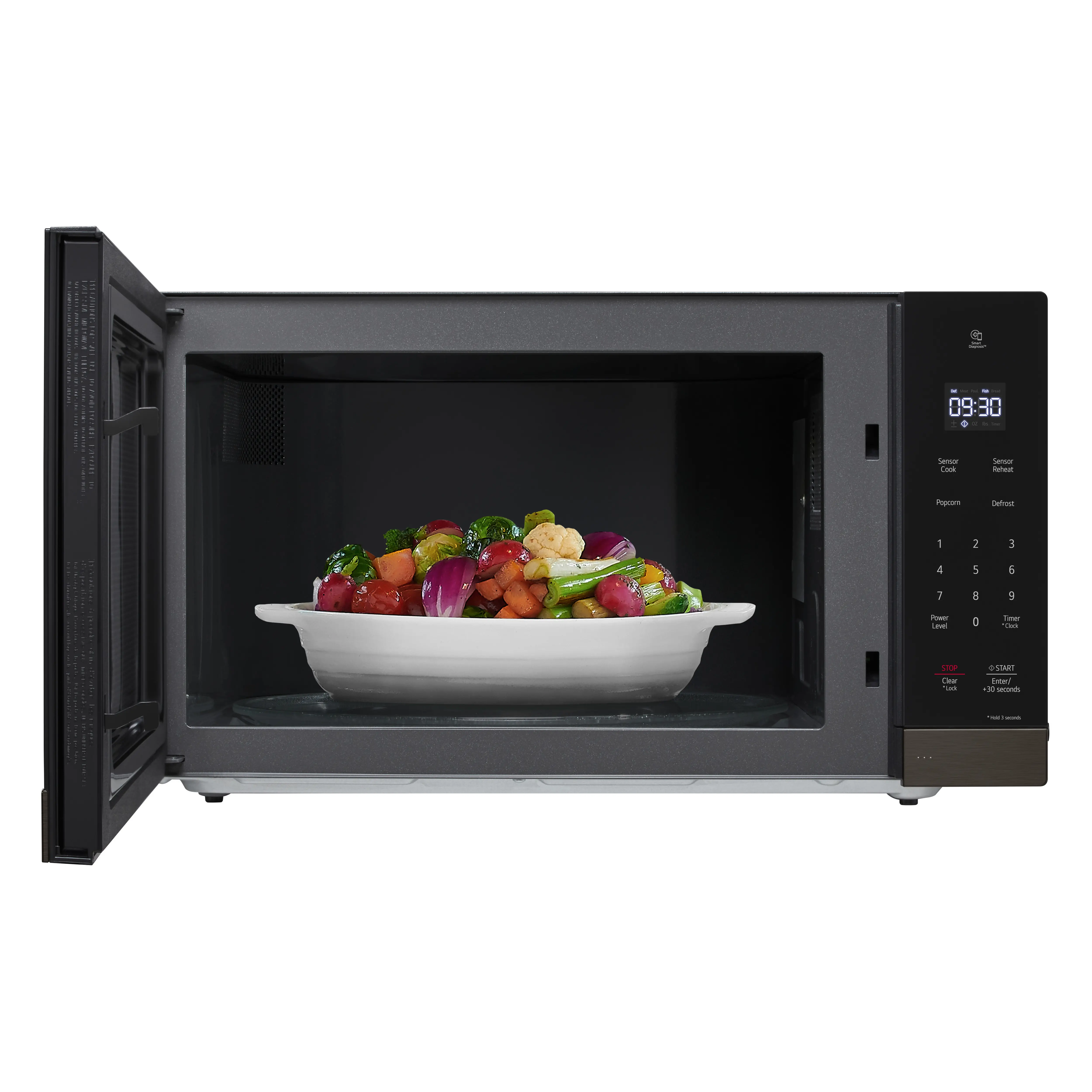 MSER2090D LG 2.0 Cu Ft Countertop Microwave with Smart Inverter and EasyClean® Interior- Black Stainless Steel-4
