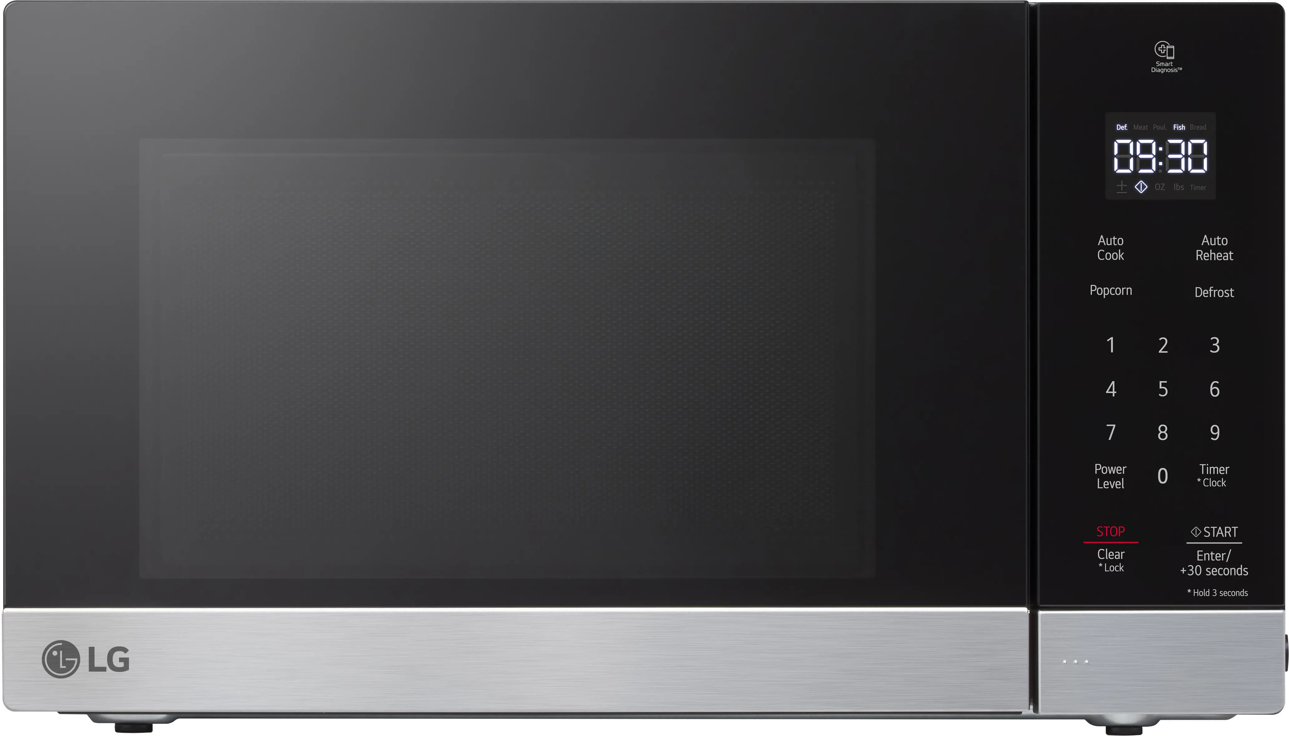 MSER0990S LG 0.9 Cu Ft NeoChef™ Countertop Microwave with Smart Inverter - Stainless Steel-1