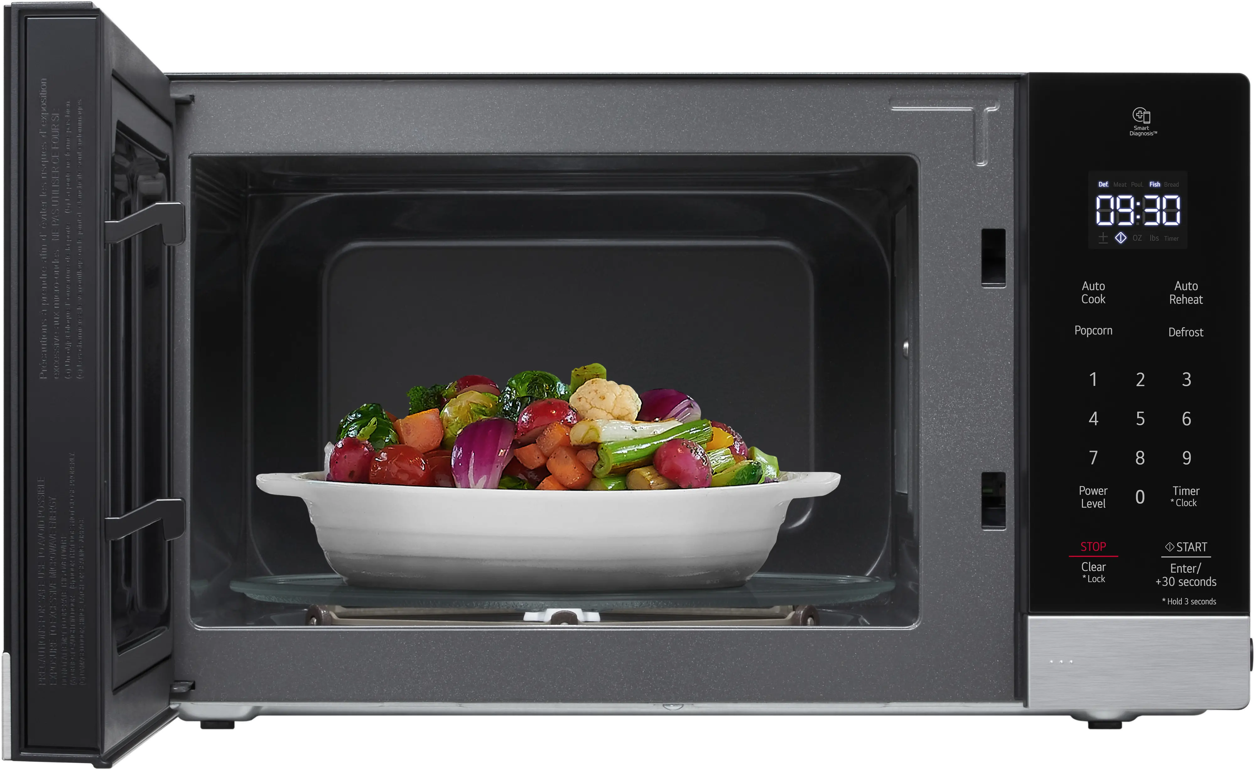 MSER0990S LG 0.9 Cu Ft NeoChef™ Countertop Microwave with Smart Inverter - Stainless Steel-6