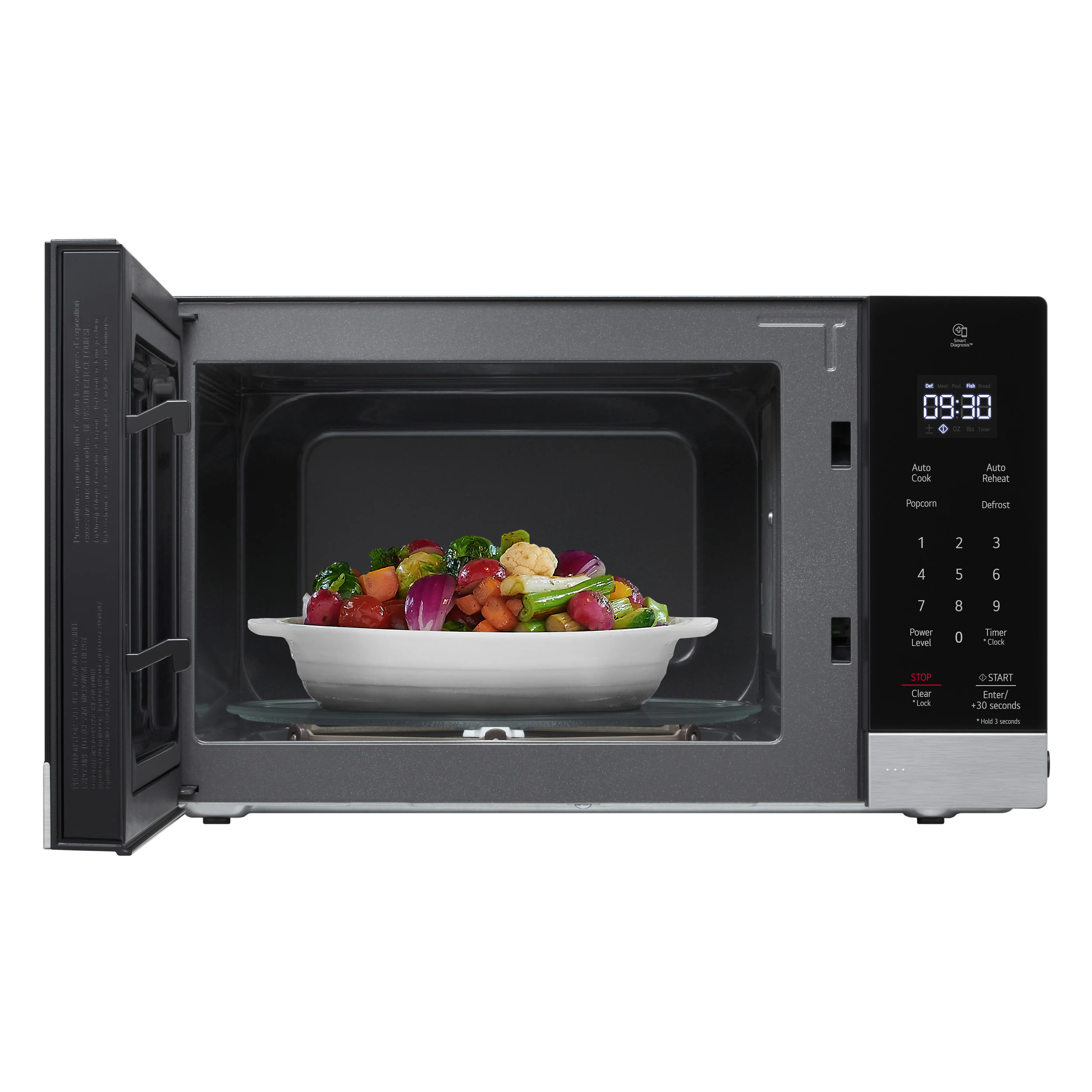 MSER0990S LG 0.9 Cu Ft NeoChef™ Countertop Microwave with Smart Inverter - Stainless Steel-6