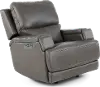 Rushton Lontra Brown Leather Power Rocker Recliner