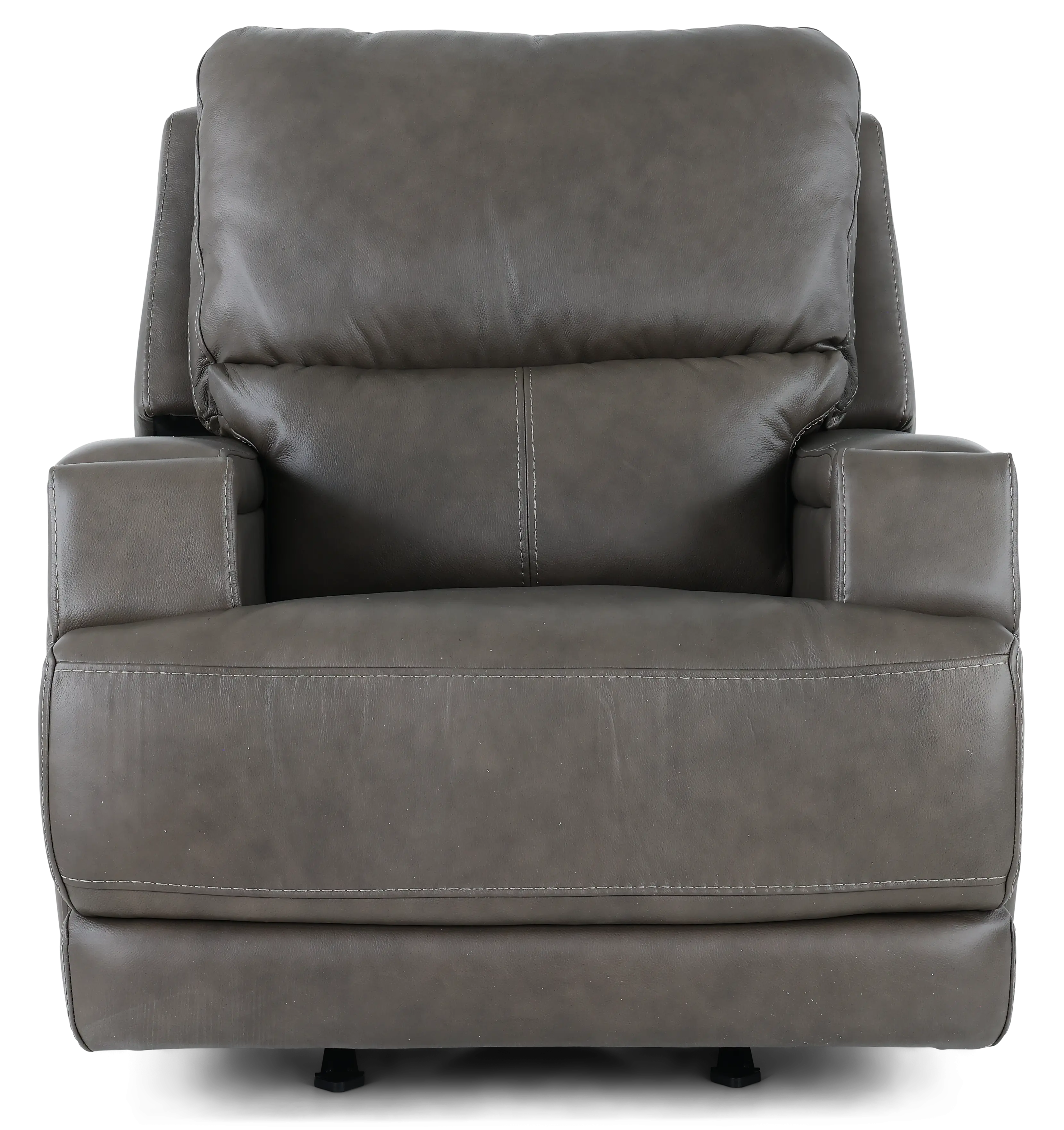 Rushton Lontra Brown Leather Power Rocker Recliner-4