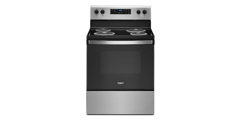 Whirlpool 4.8 Cu Ft Electric Range - Stainless Steel