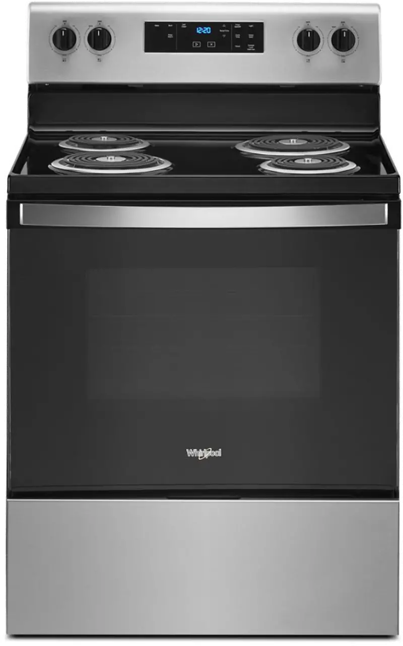 Whirlpool 4.8 Cu Ft Electric Range - Stainless Steel