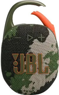 JBLCLIP5SQUADAM JBL Clip 5 Portable Bluetooth Speaker - Camouflage